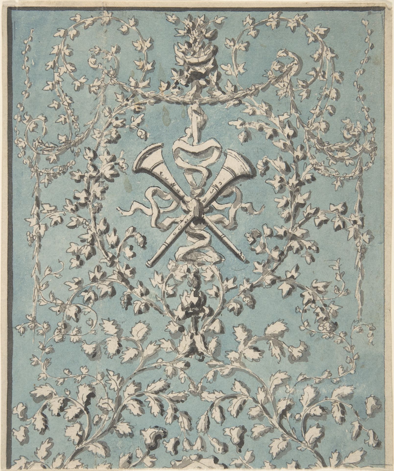 Design for Upright Decorative Panels by Anonymous