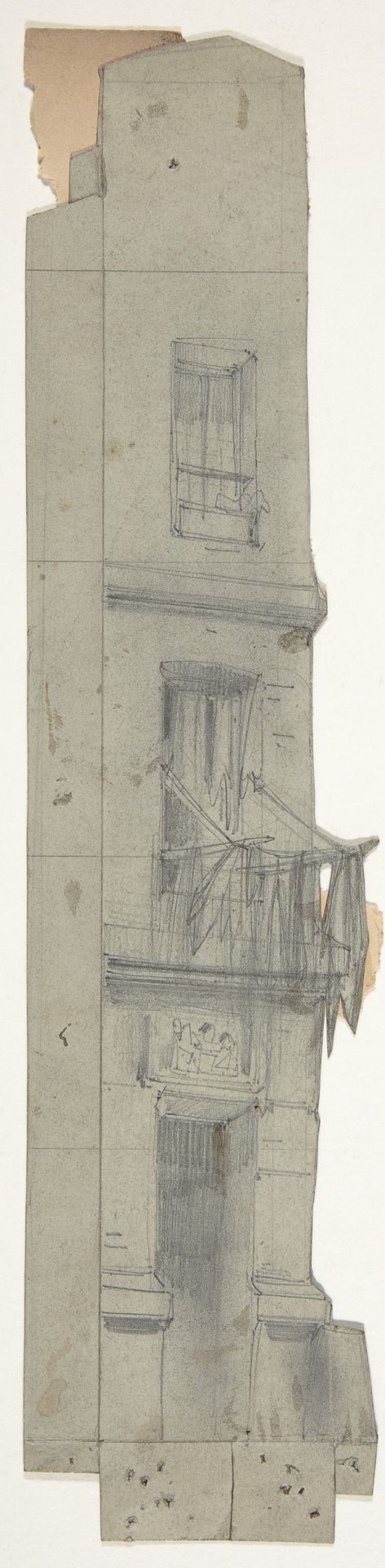 Design for a Stage Set at the Opéra, Paris by Eugène Cicéri