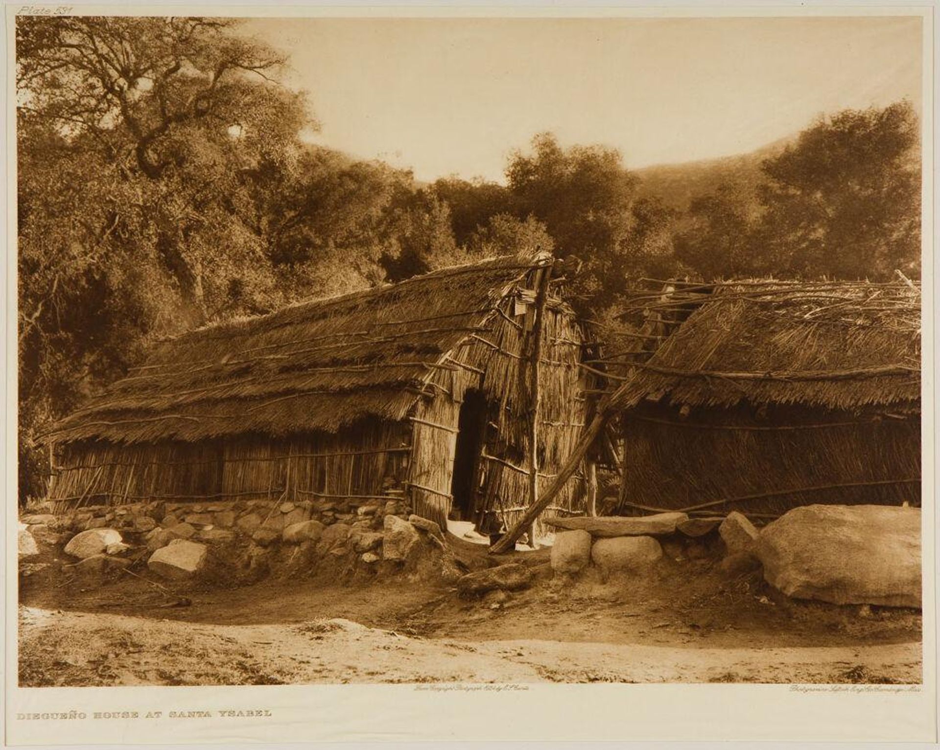 DiegueÃ±o House at Santa Ysabel by Edward Sheriff Curtis
