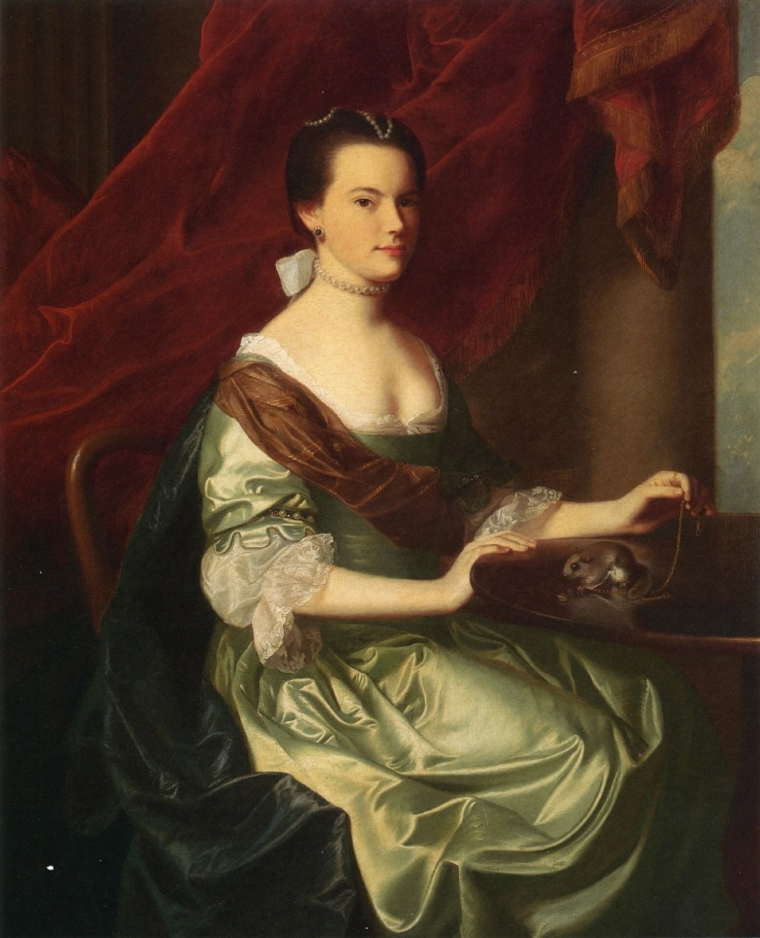 Mrs.Theodore Atkinson Jr by John Singleton Copley