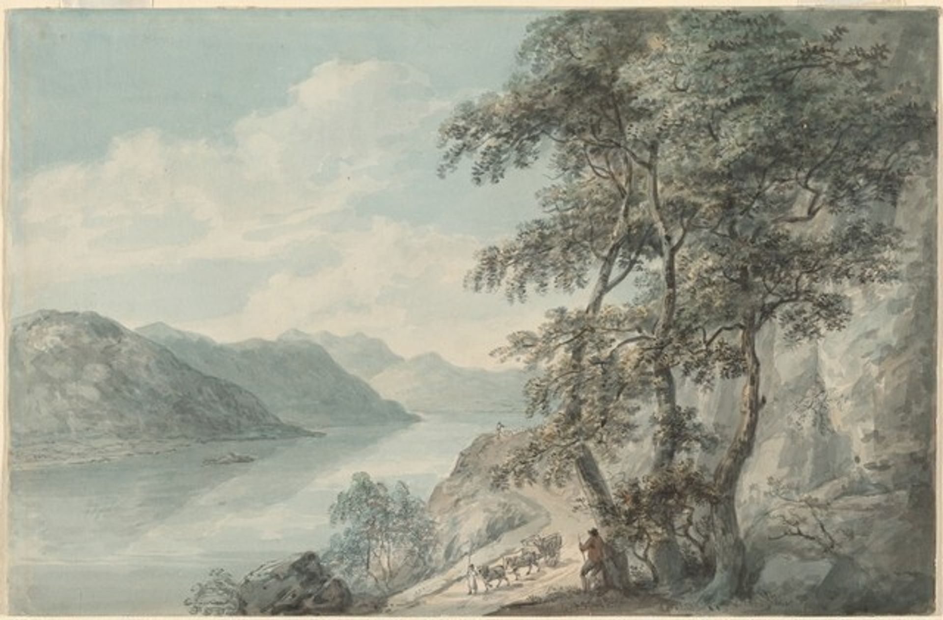Derwentwater by Paul Sandby