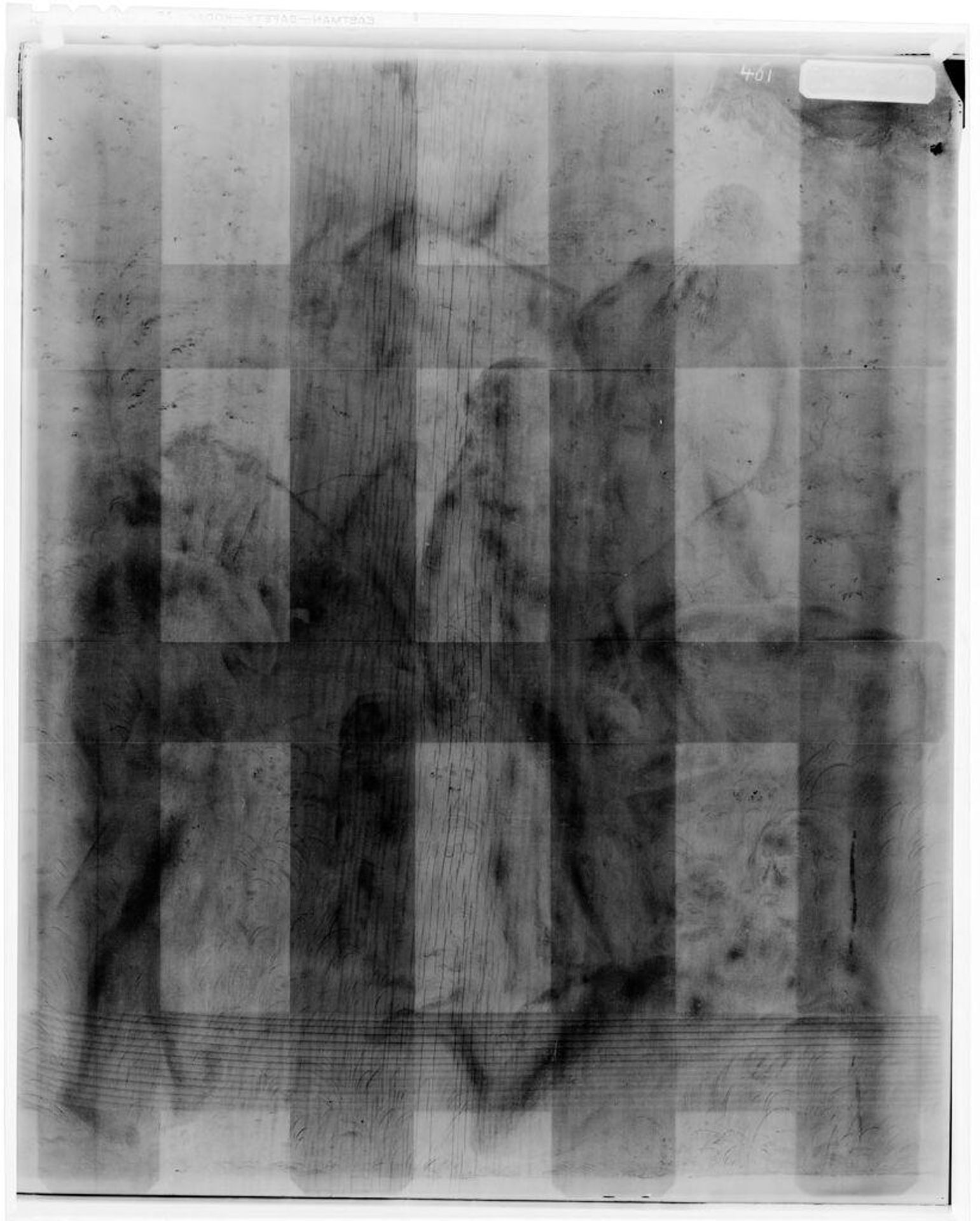 X-radiograph(s) of "Jealousy" by Artist of original: Lucas Cranach the Elder