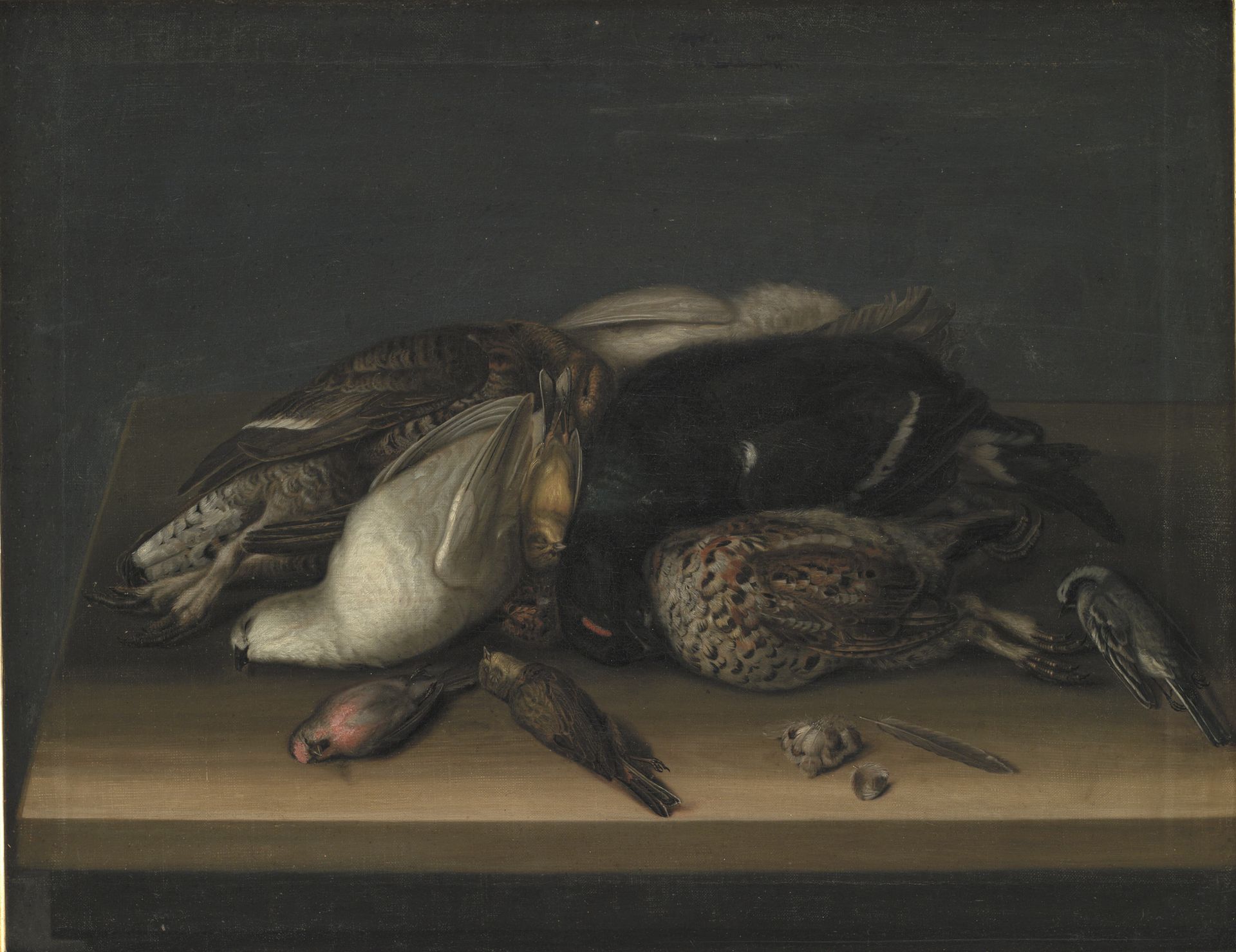 Wildfowl on a Wooden Table by Anonymous