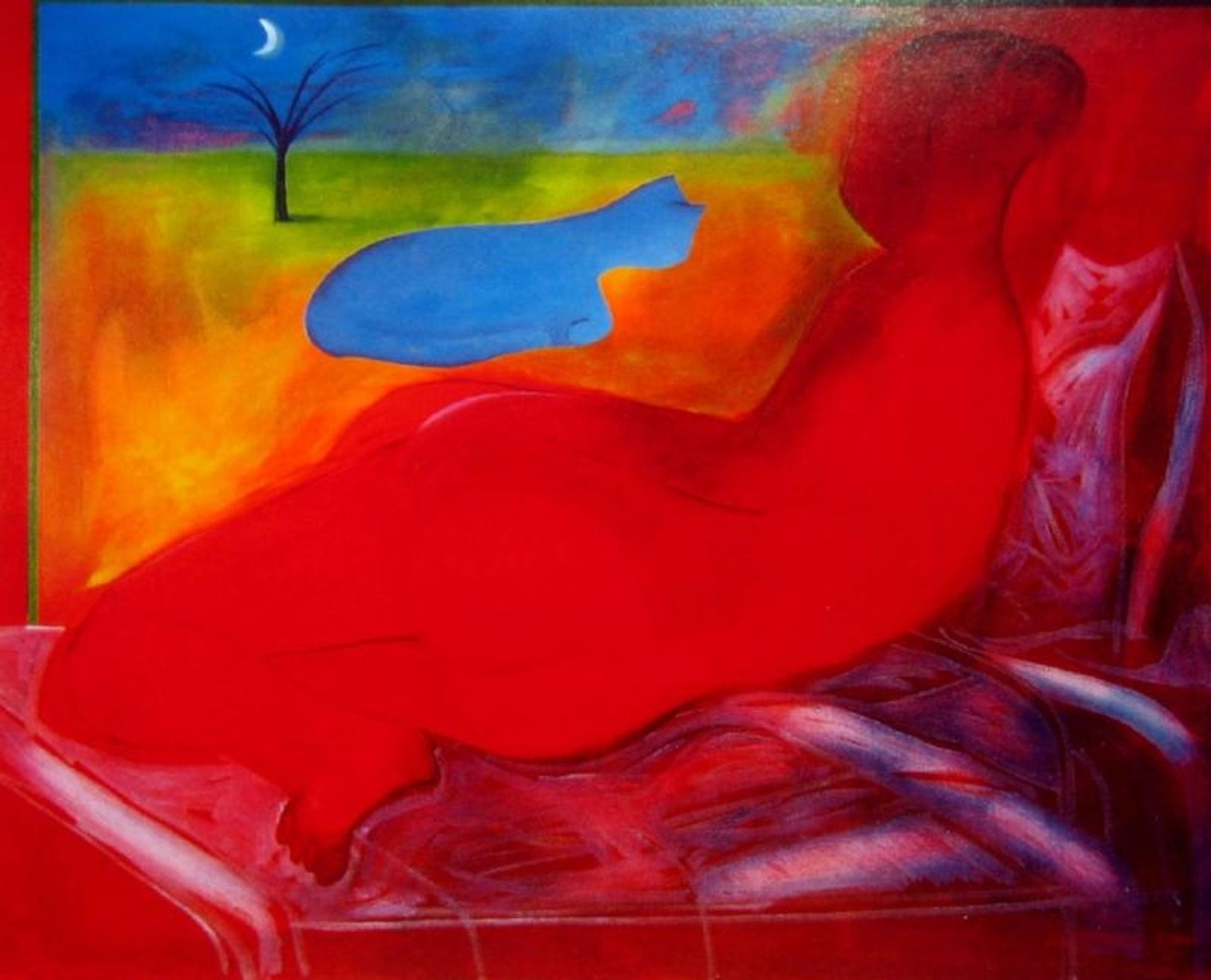 Night Window by Charles Blackman