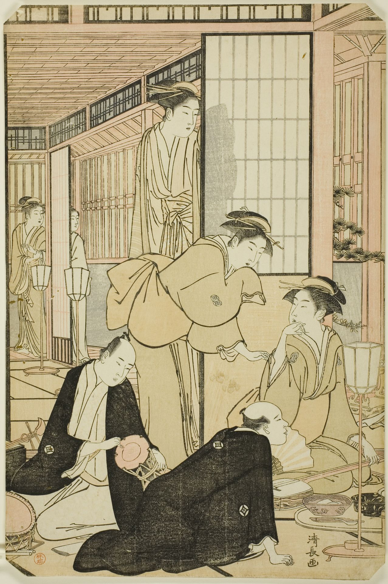 The Eighth Month, from the series "Twelve Months in the South (Minami juni ko)" by Torii Kiyonaga
