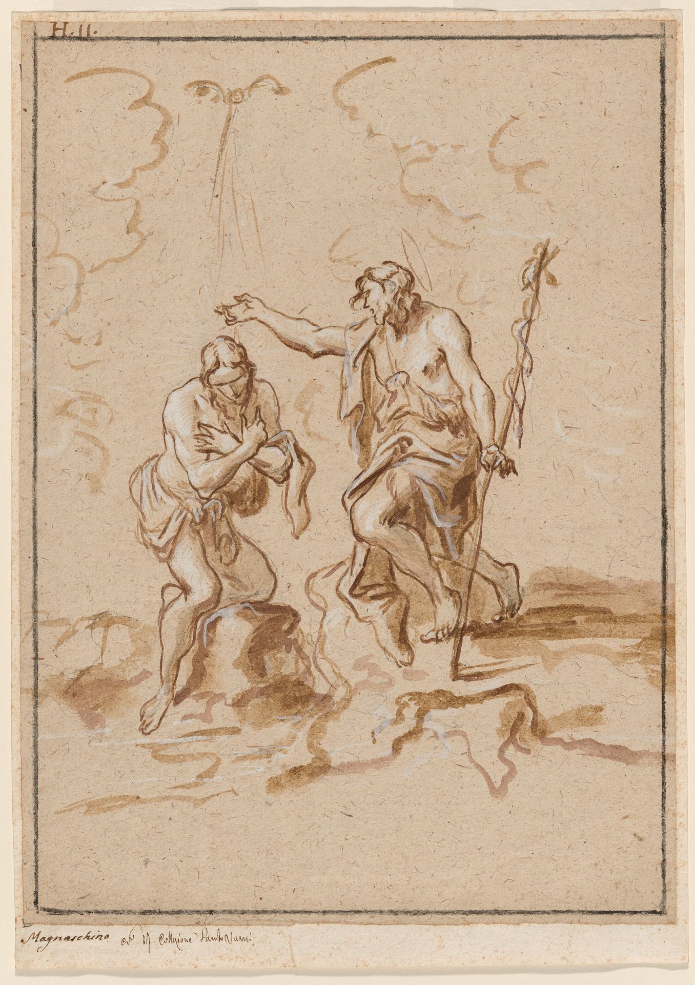 The Baptism of Christ by Alessandro Magnasco