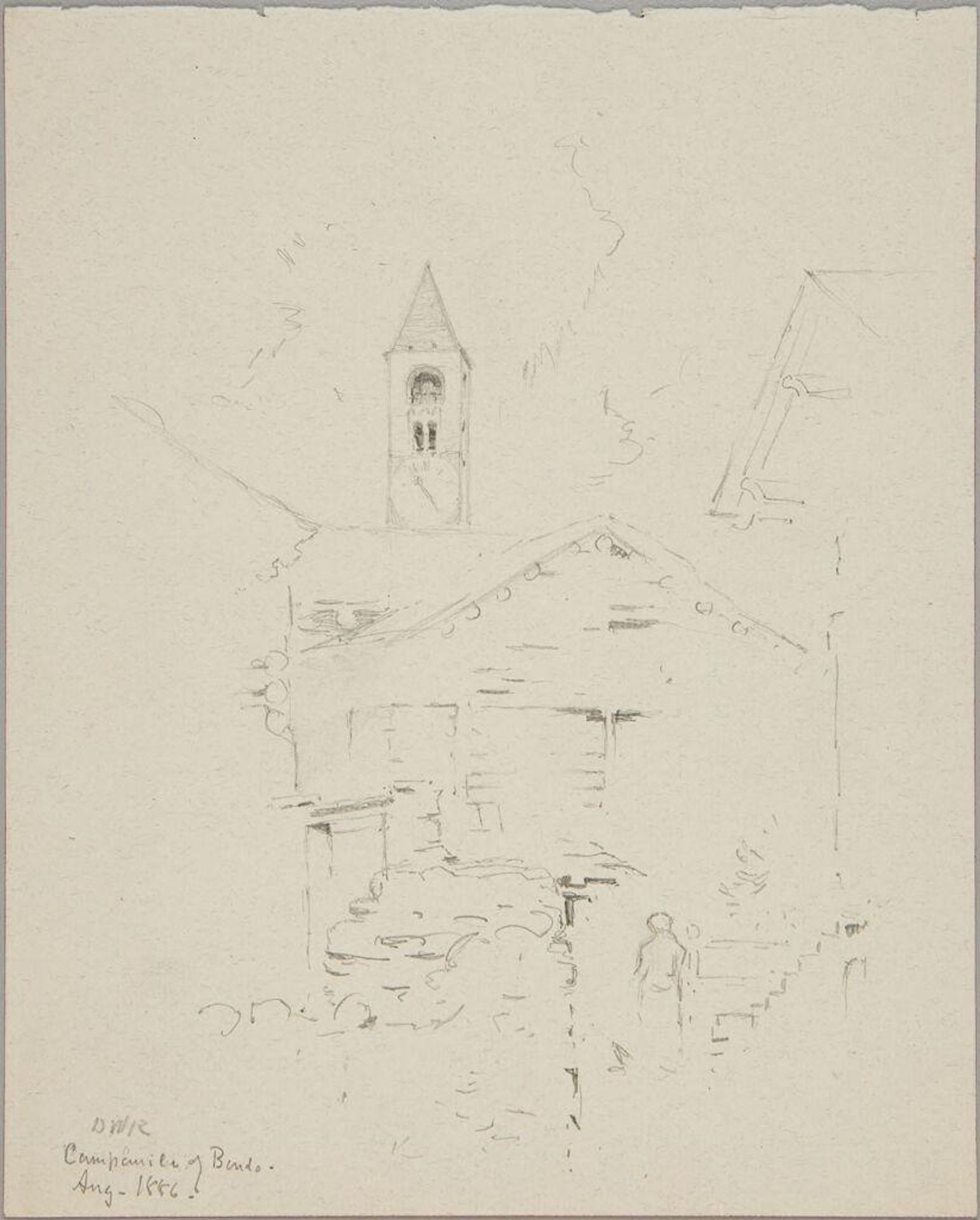 Campanile, Bondo, Italy by Denman Waldo Ross