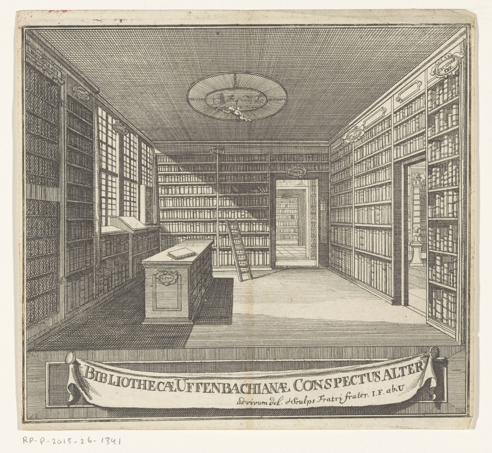 Bibliotheek van Zacharias Conrad von Uffenbach by Johann Friedrich von Uffenbach