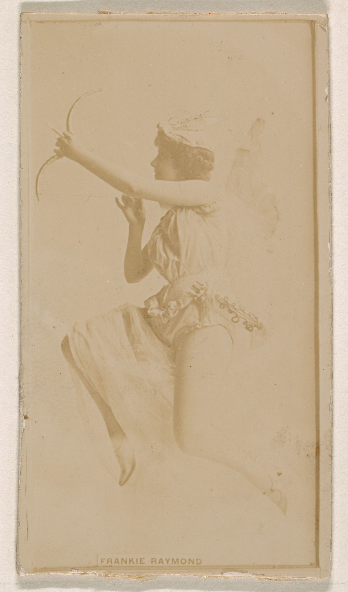 Frankie Raymond, from the Actresses series (N245) issued by Kinney Brothers to promote Sweet Caporal Cigarettes by Kinney Brothers Tobacco Company