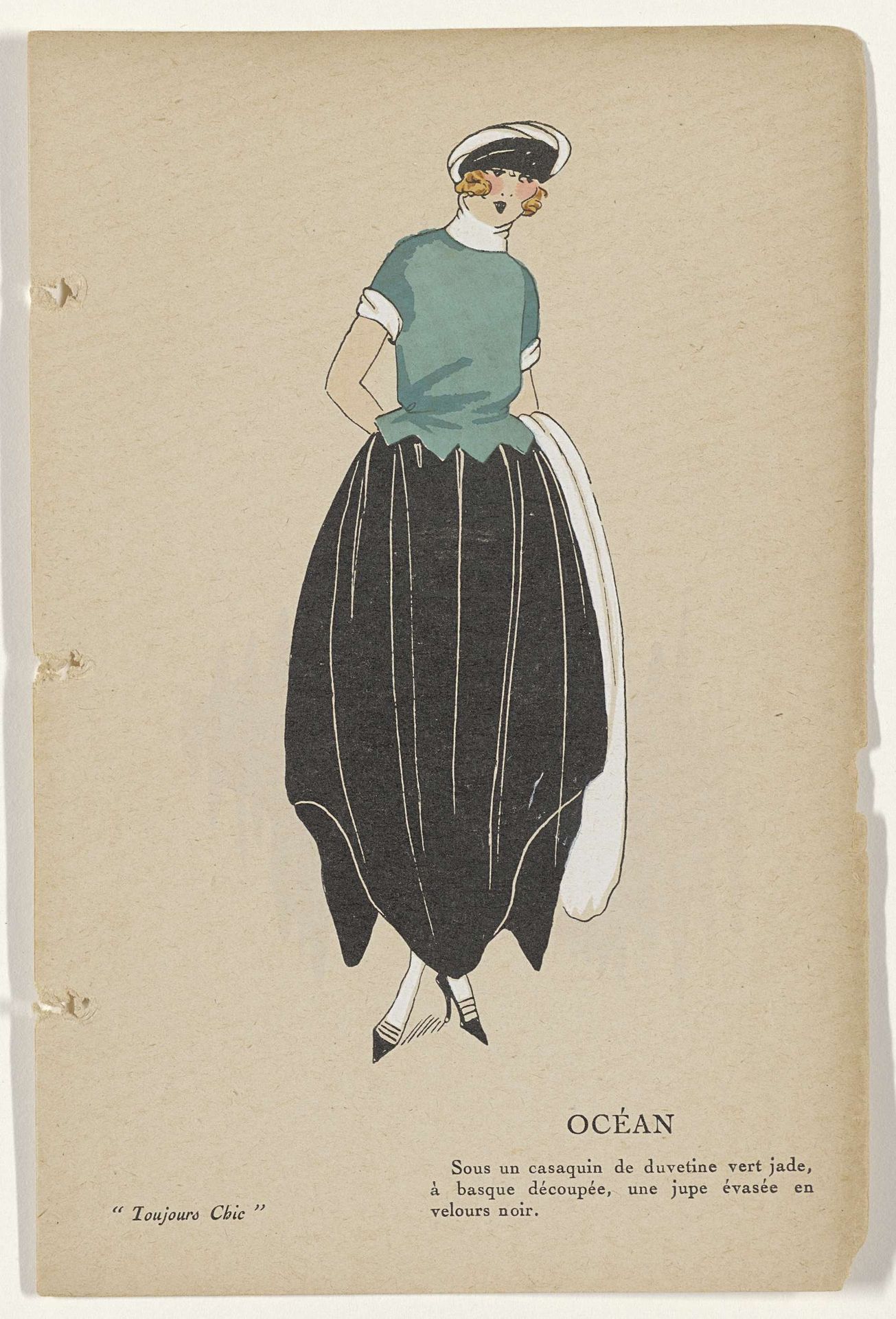 Toujours Chic Les Robes, Hiver 1921-1922: Océan by G-P. Joumard