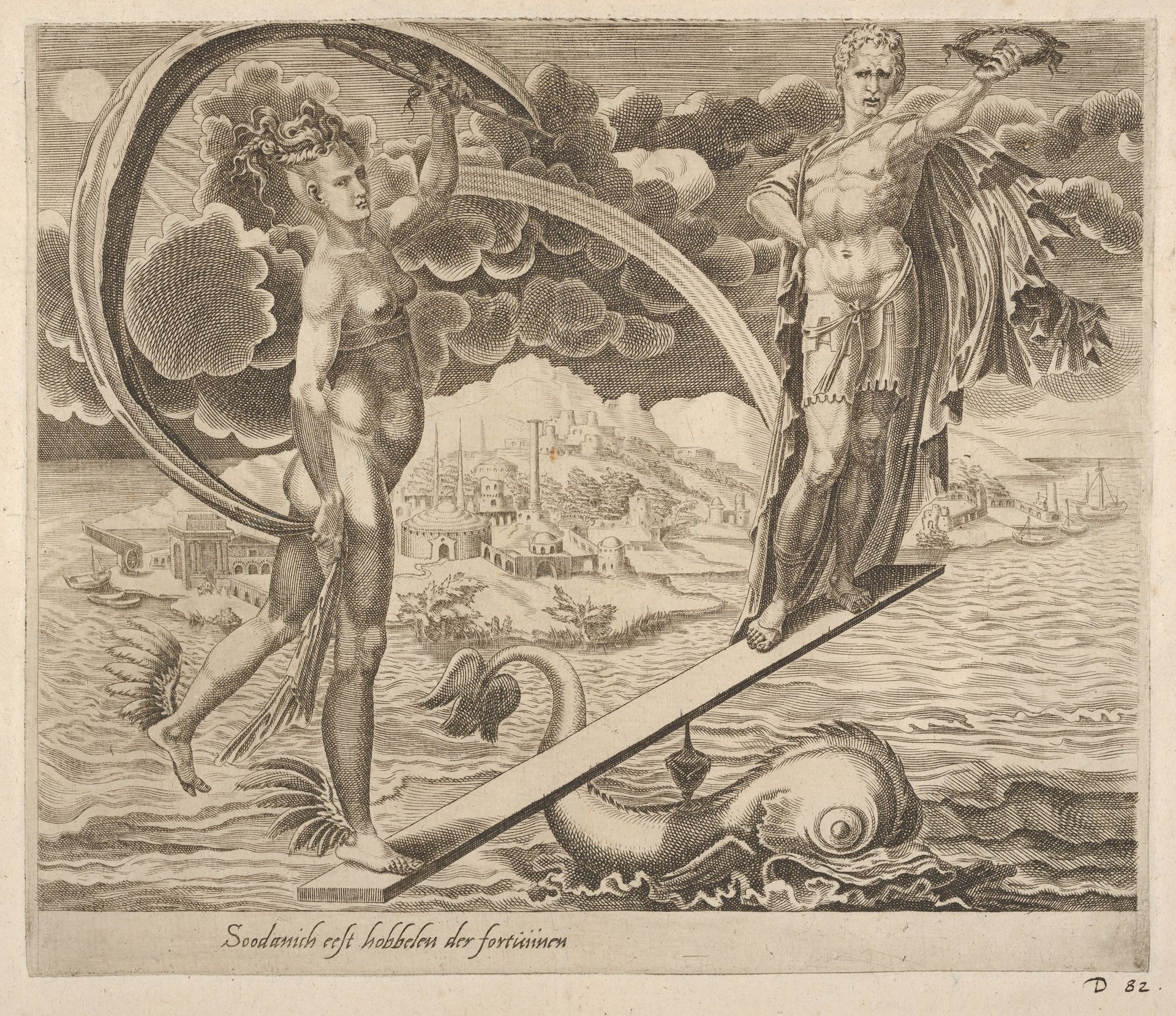 Fortune Using Man as a Plaything from Six Sayings about Fortune by Dirck Volckertsz Coornhert