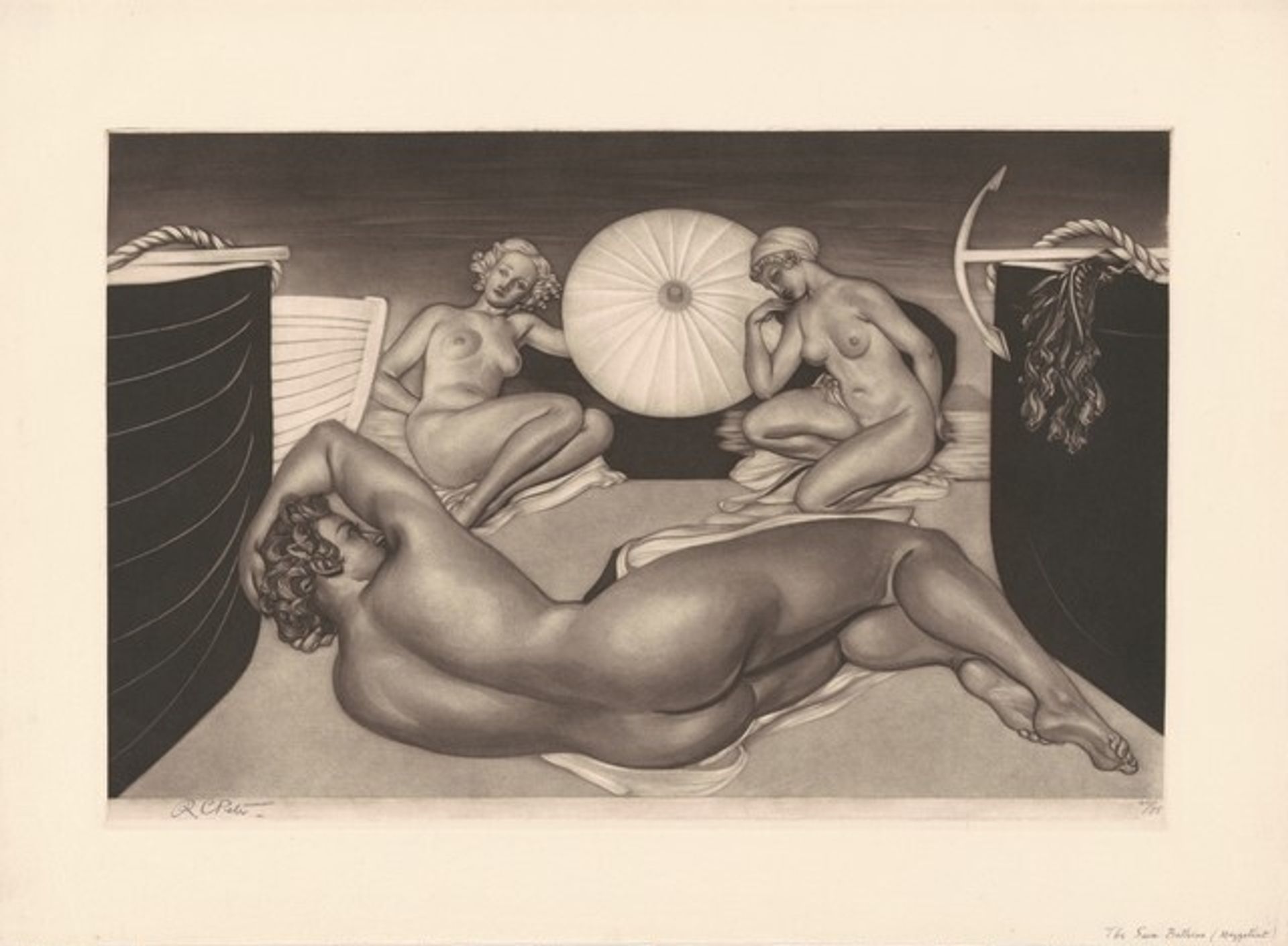 The Sun Bathers by Robert Charles Peter