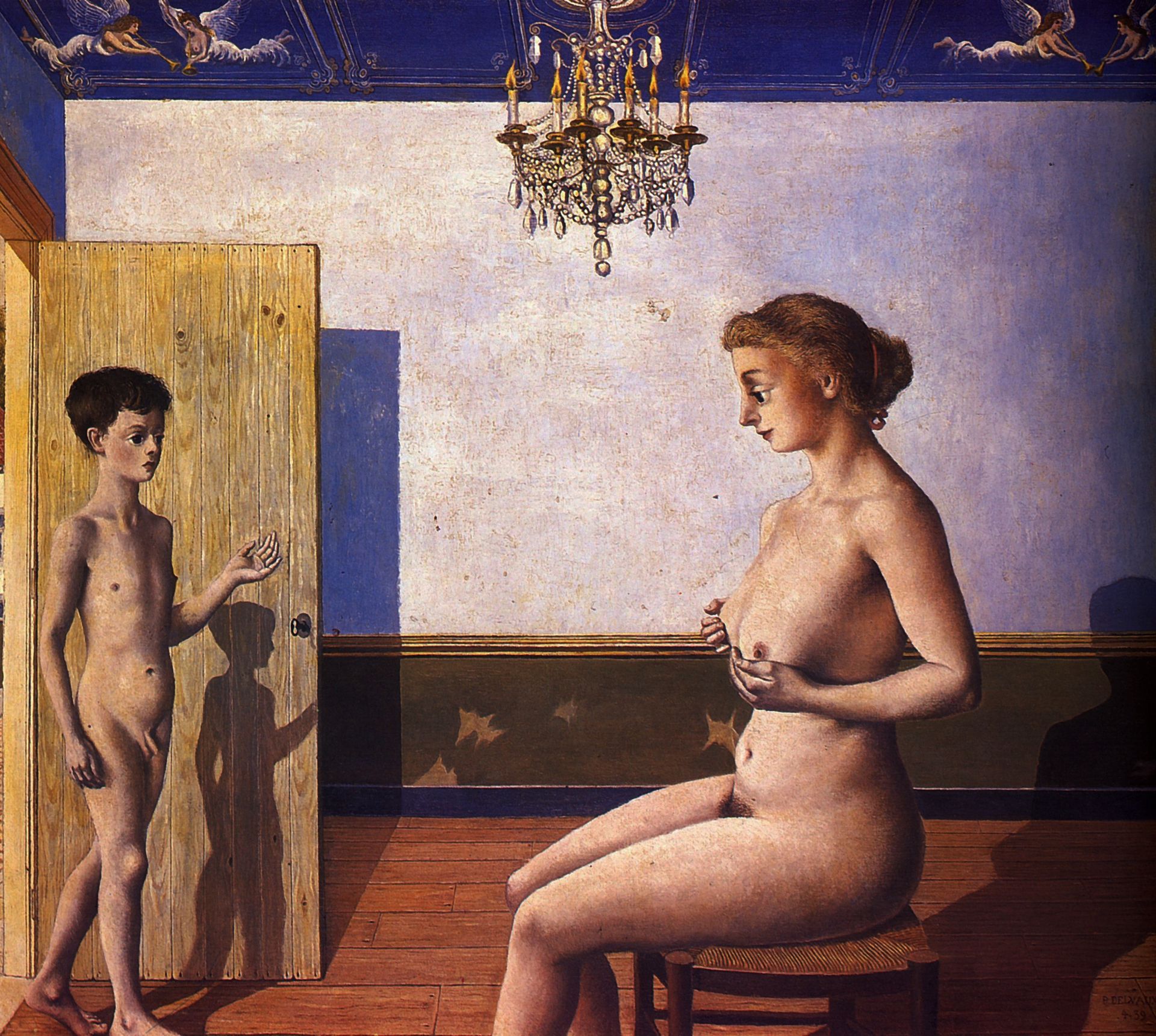 A Visit by Paul Delvaux