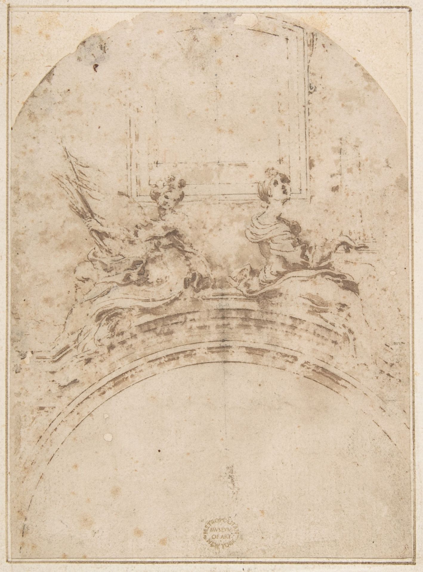 Seated Figures of Saint Ursula and Saint Cecilia by Gian Lorenzo Bernini