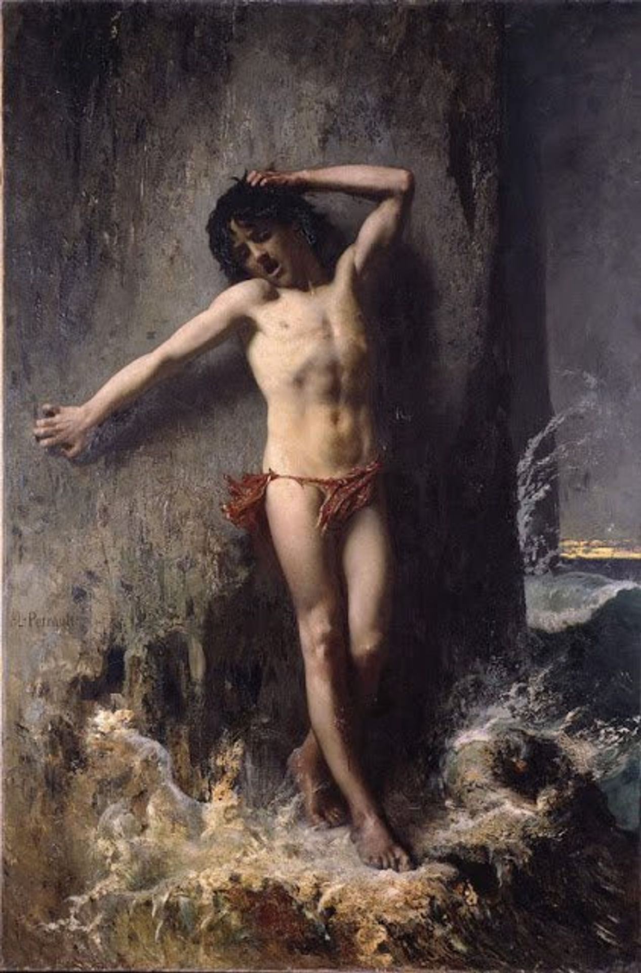 The little shipwrecked boy by Léon Bazile Perrault