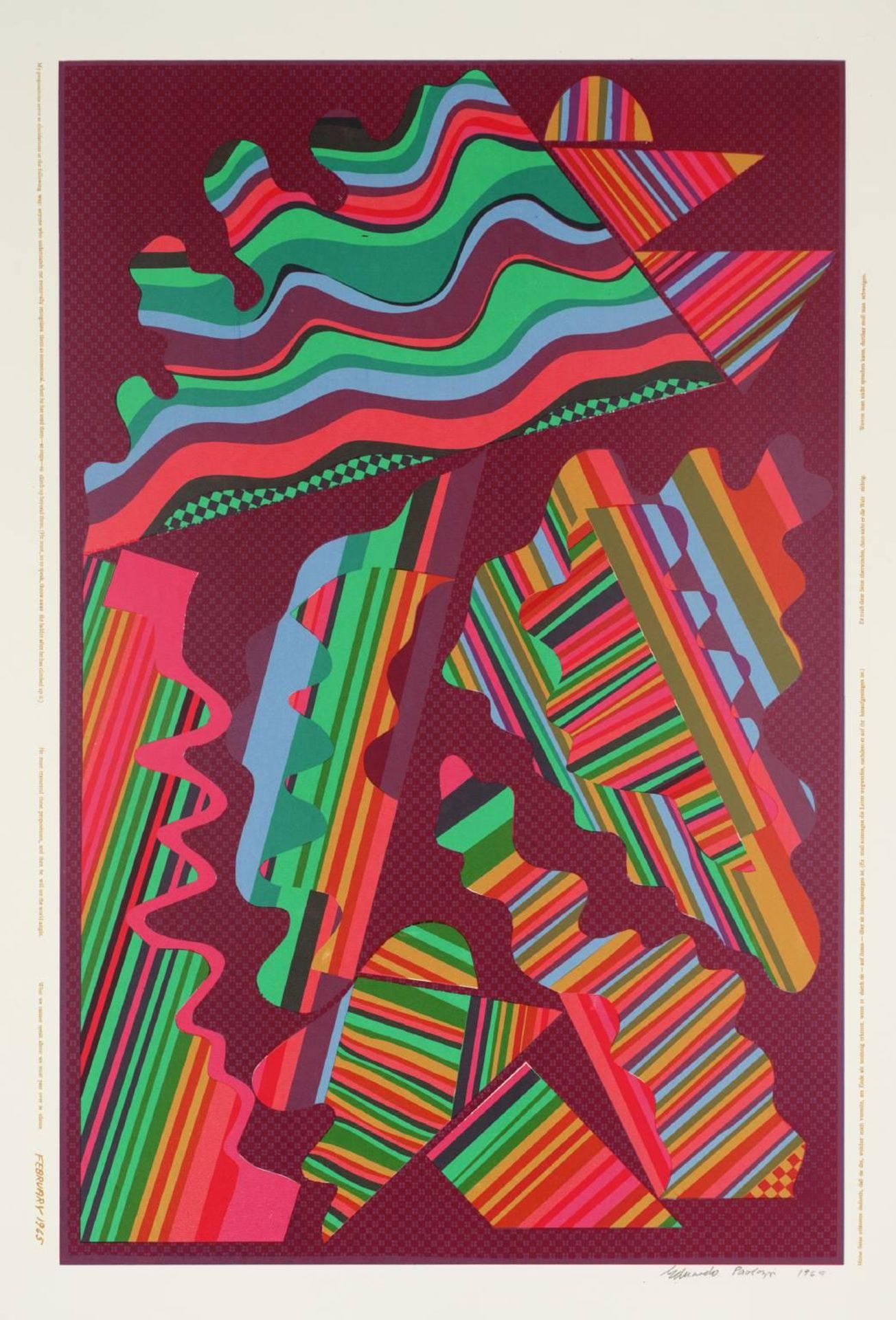 He Must, So To Speak, Throw Away the Ladder by  Sir Eduardo Paolozzi