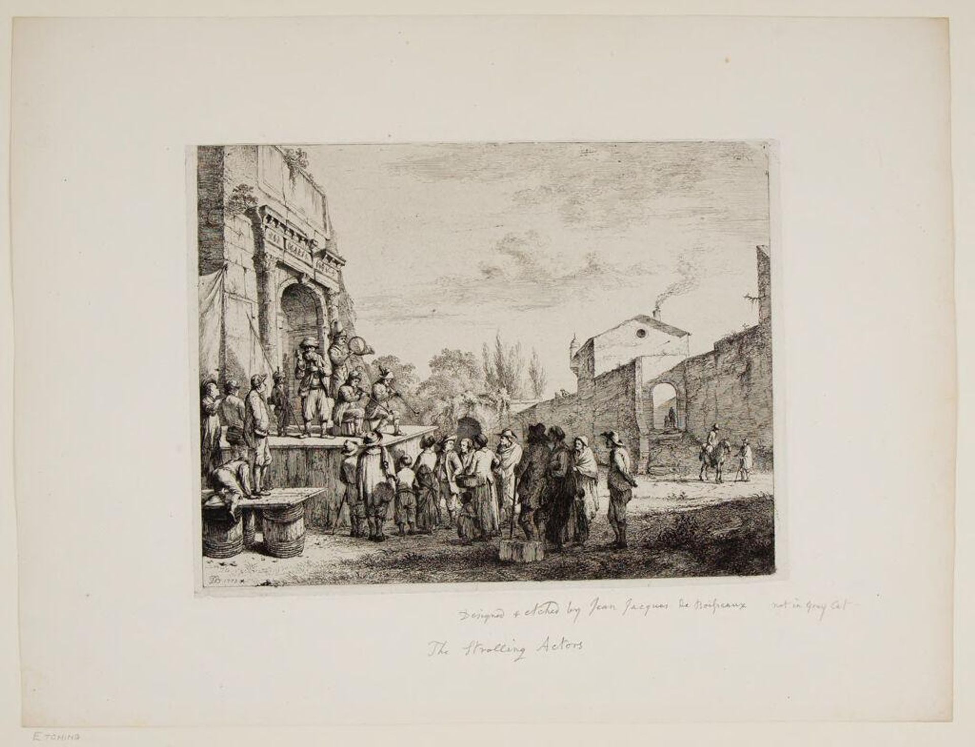 Mountebanks by Jean Jacques de Boissieu