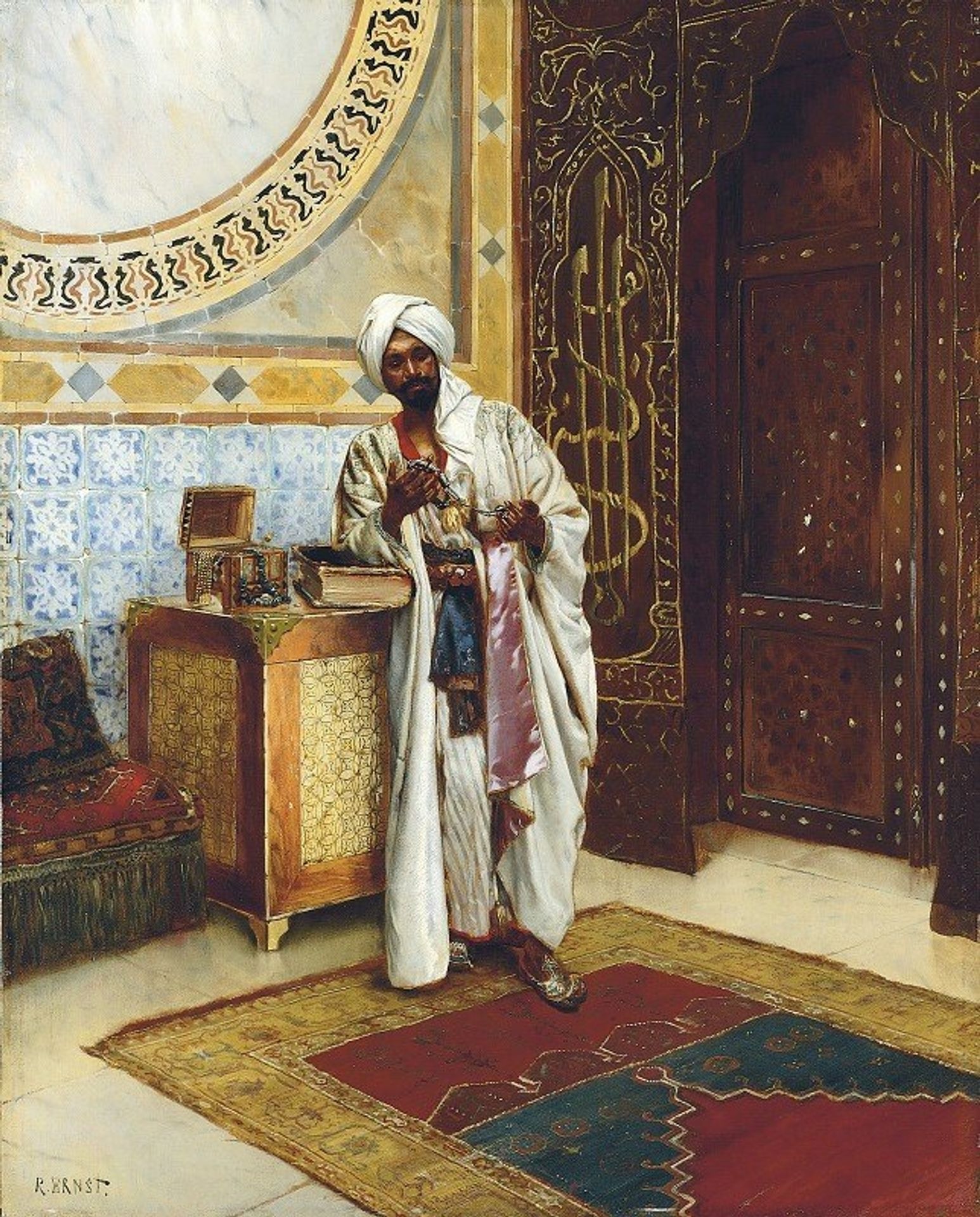 The jewellery box by Rudolf Ernst