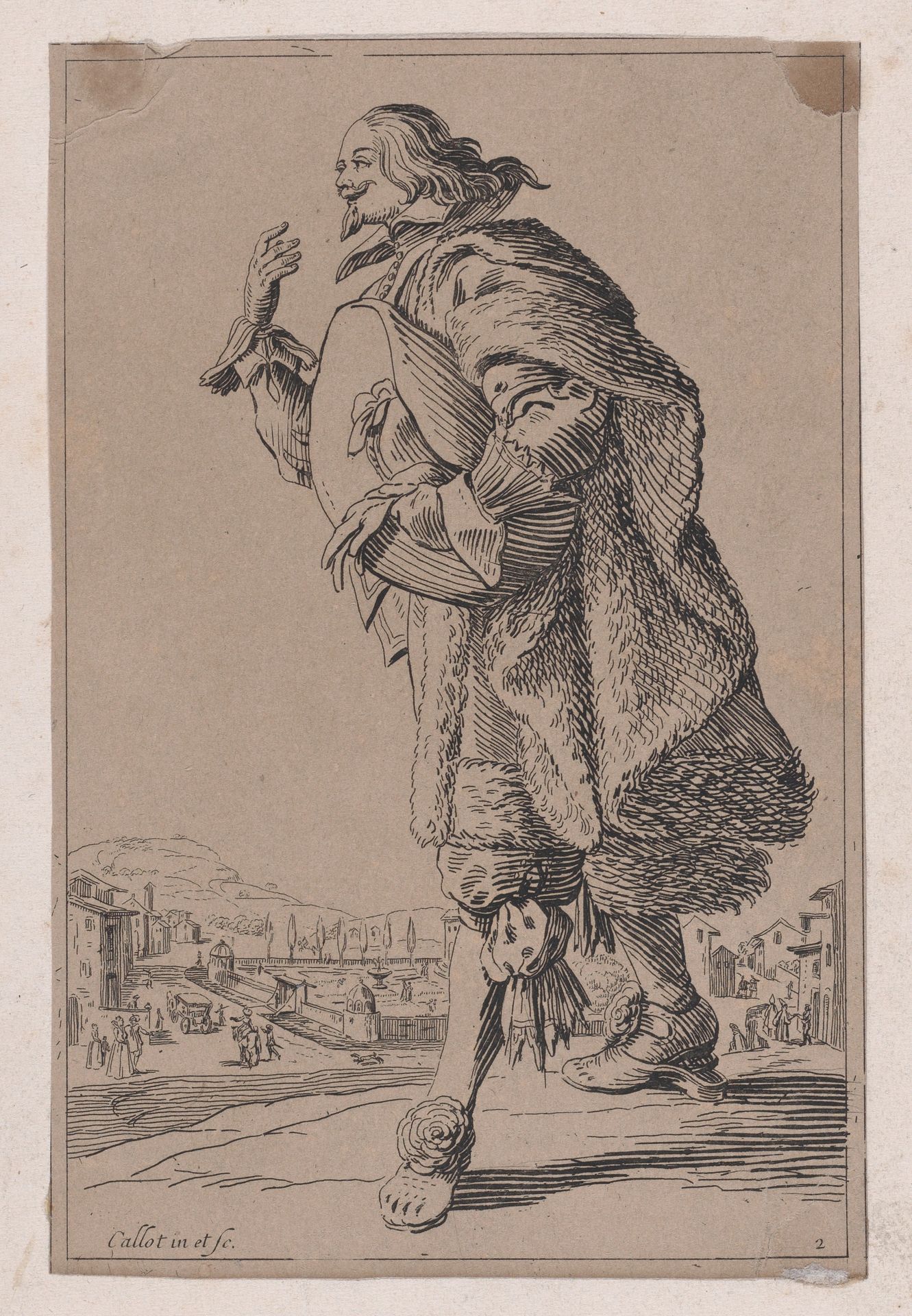 Copy of Le Gentilhomme qui Salue Tenant son Feutre sous le Bras (The Gentleman who Bows Holding his Felt Hat Under his Arm), from La Noblesse (The Nobility) by Anonymous