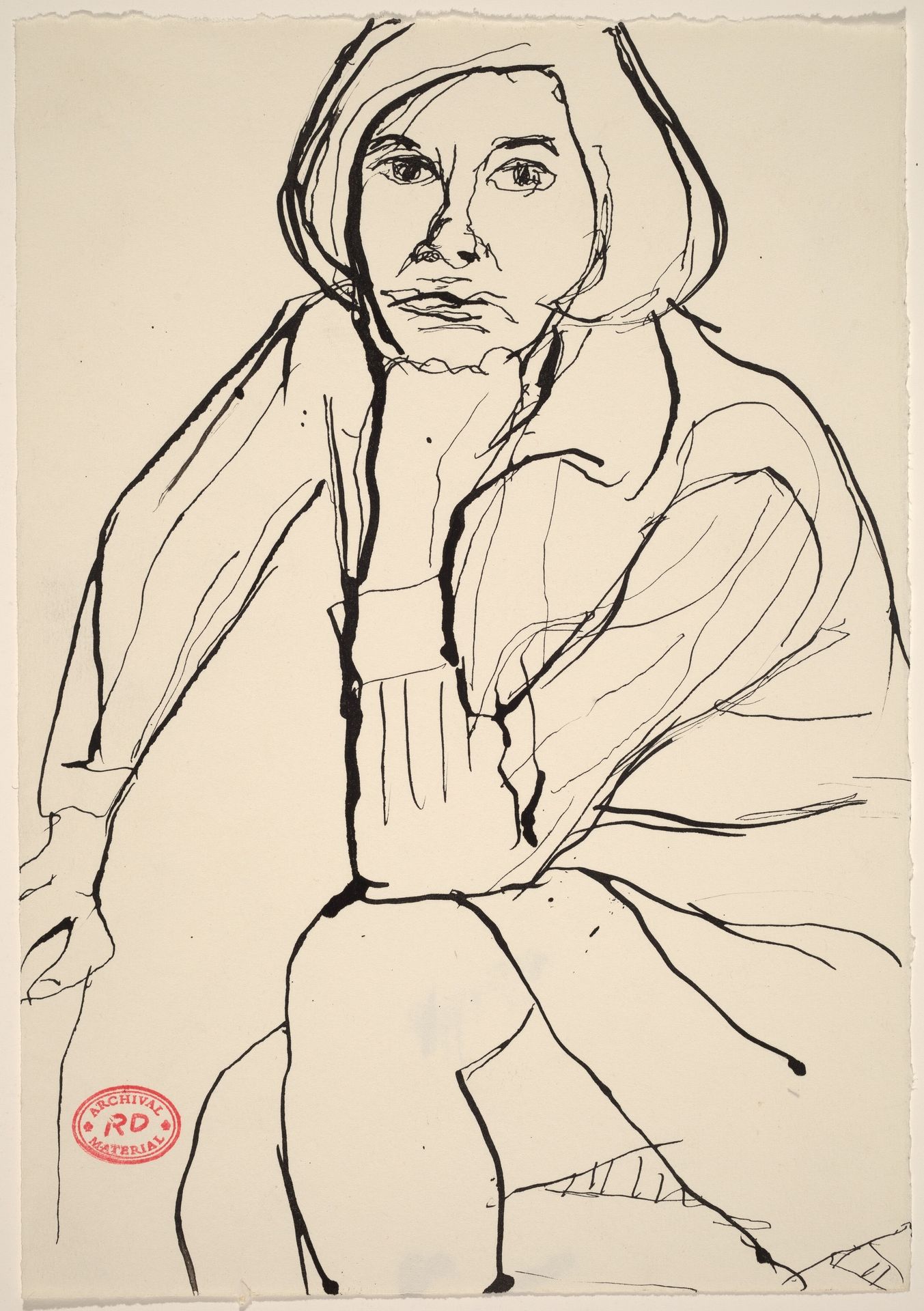 Portrait of a Woman by Richard Diebenkorn