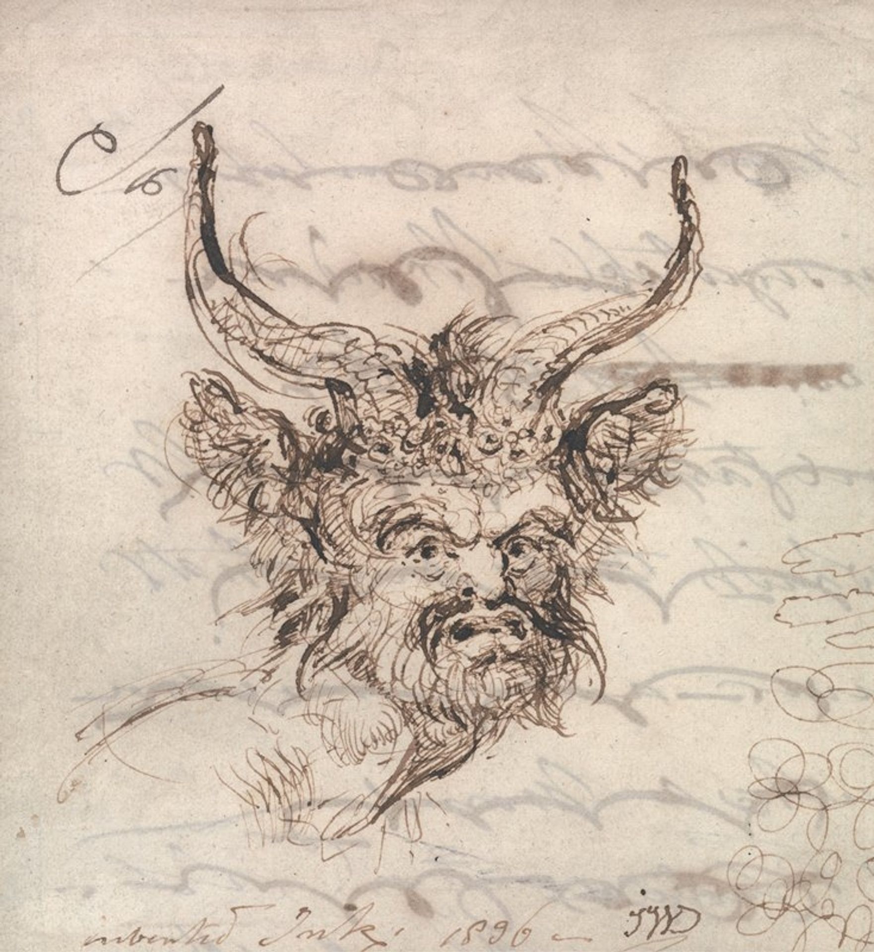 A Satyr’s Head by James Ward