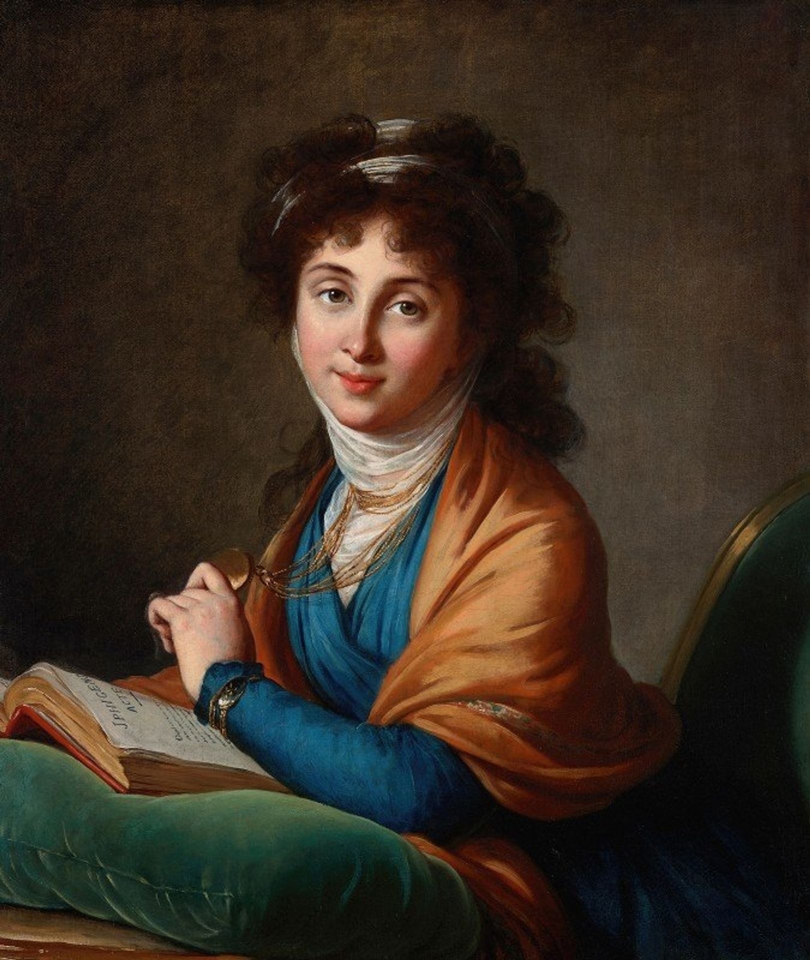 Portrait of Natalia Zakharovna Kolycheva, née Hitrovo by Elisabeth Louise Vigée Le Brun