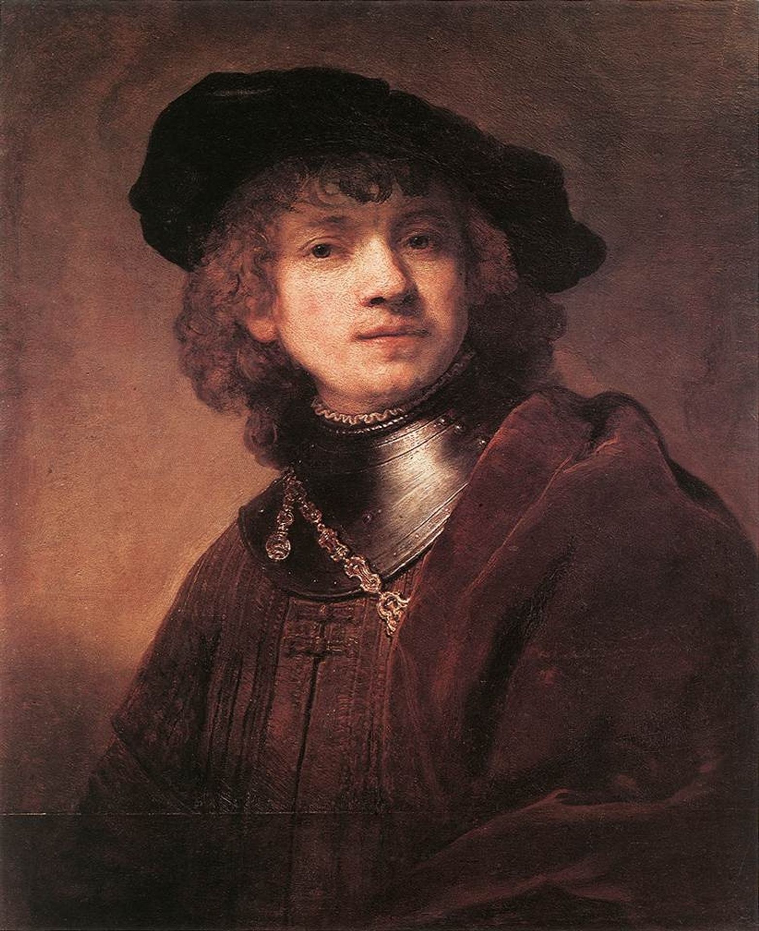 Self-portrait as a Young Man by Rembrandt van Rijn