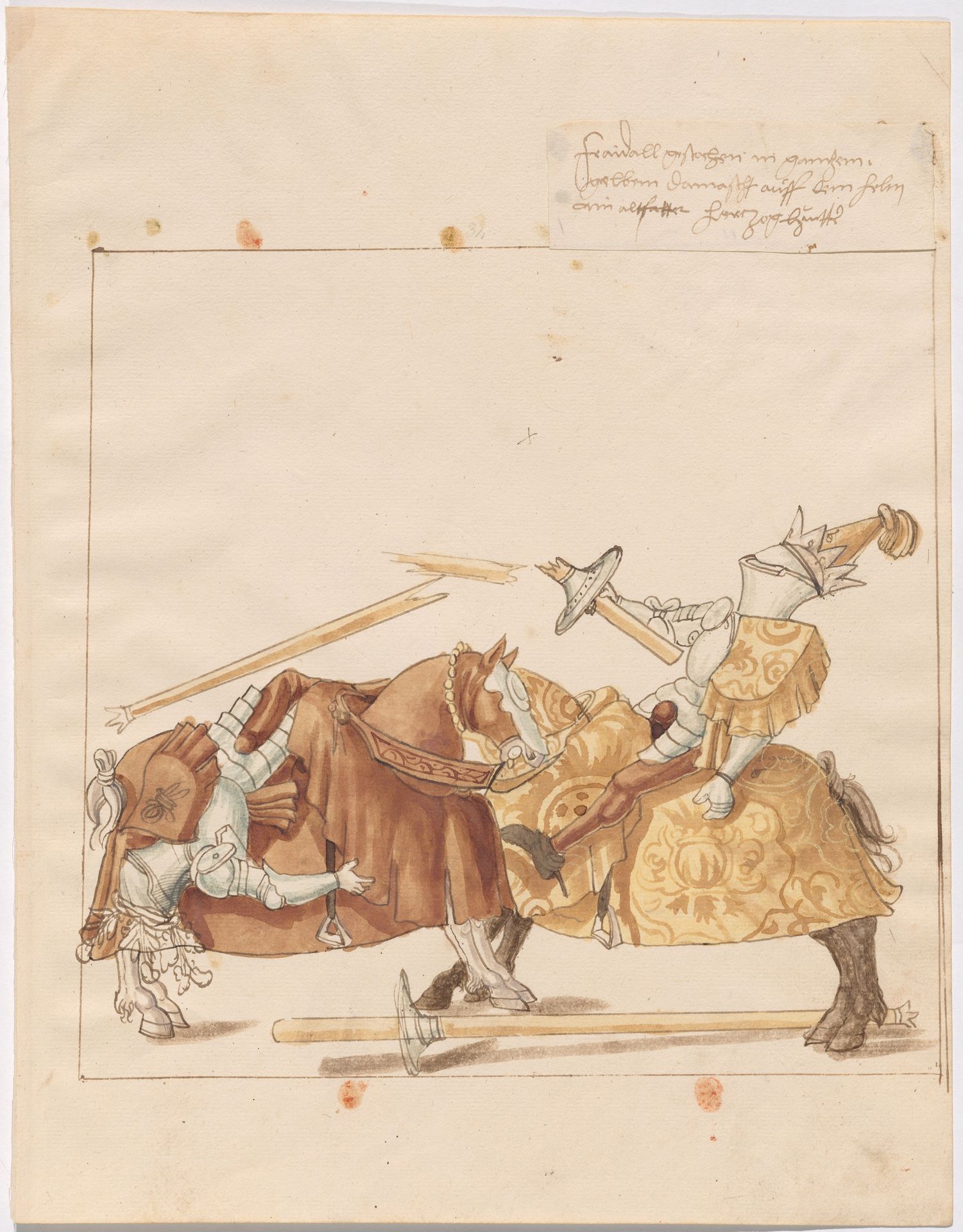 German Joust of Peace by Anonymous