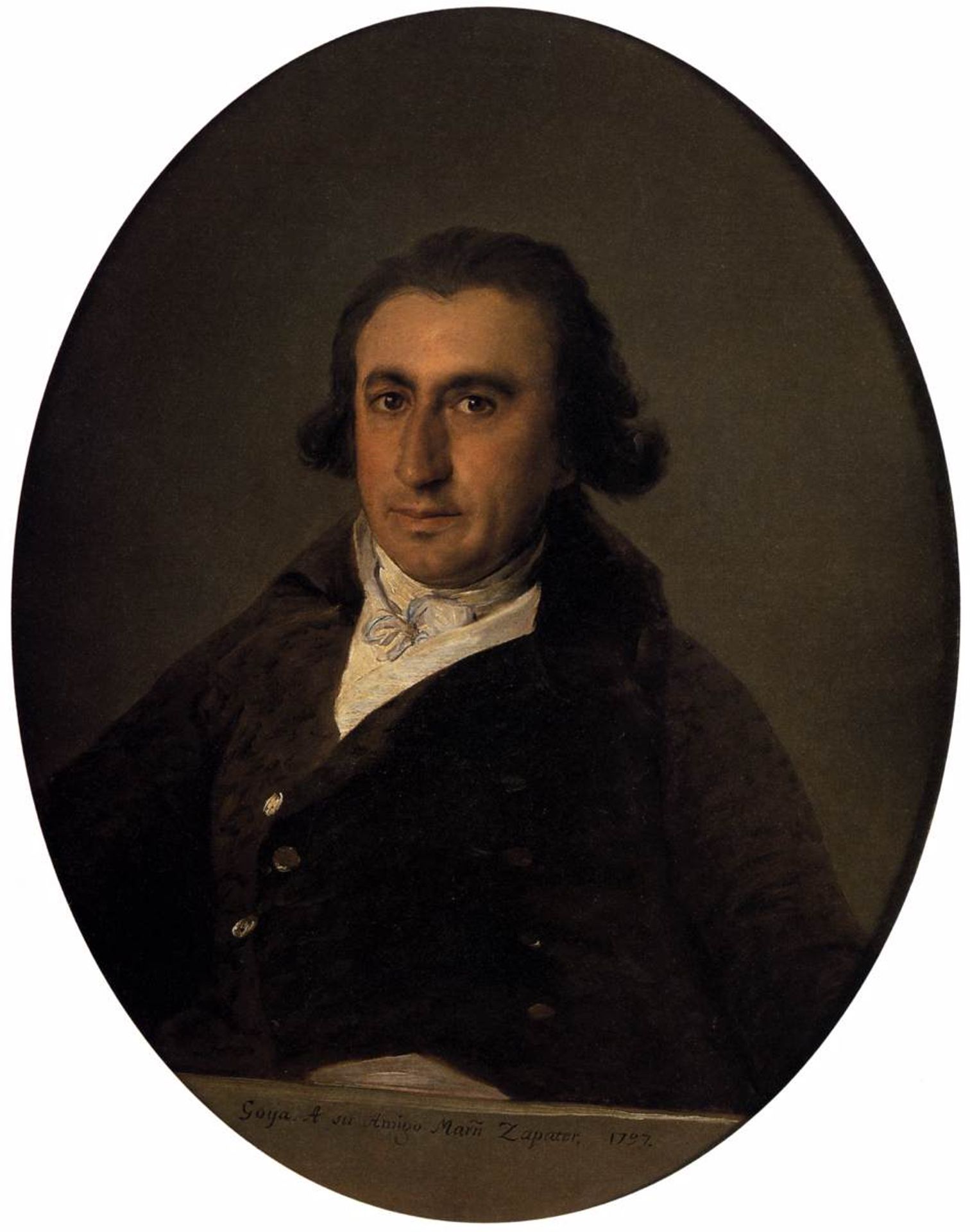 Martín Zapater by Francisco de Goya