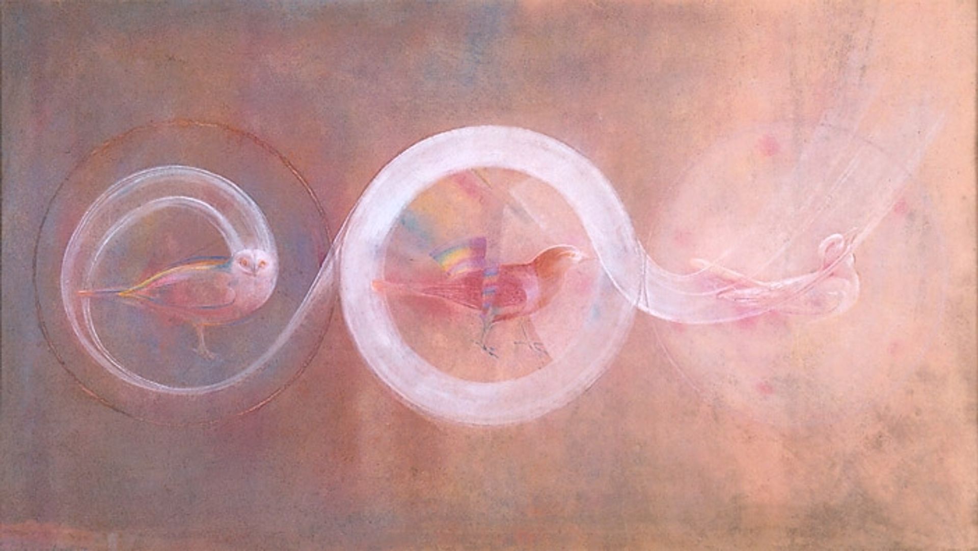 Waking, Walking, Singing, in the Next Dimension? by Morris Graves