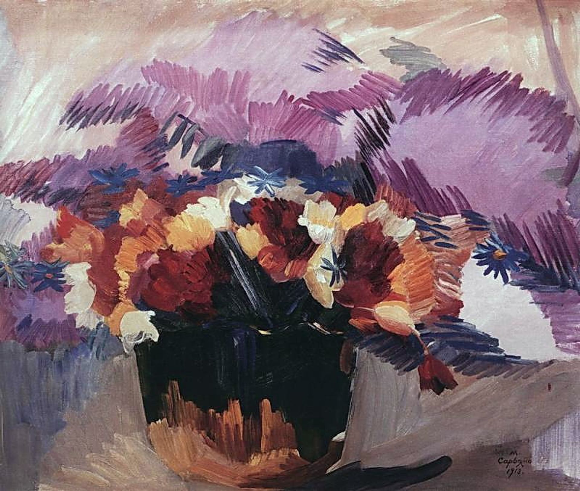 Flowers by Martiros Sarian