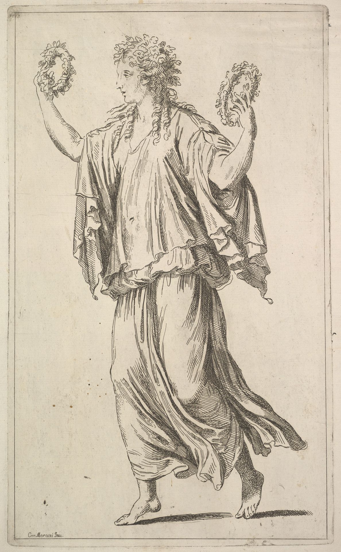 Dancing Figure by Carlo Maratti