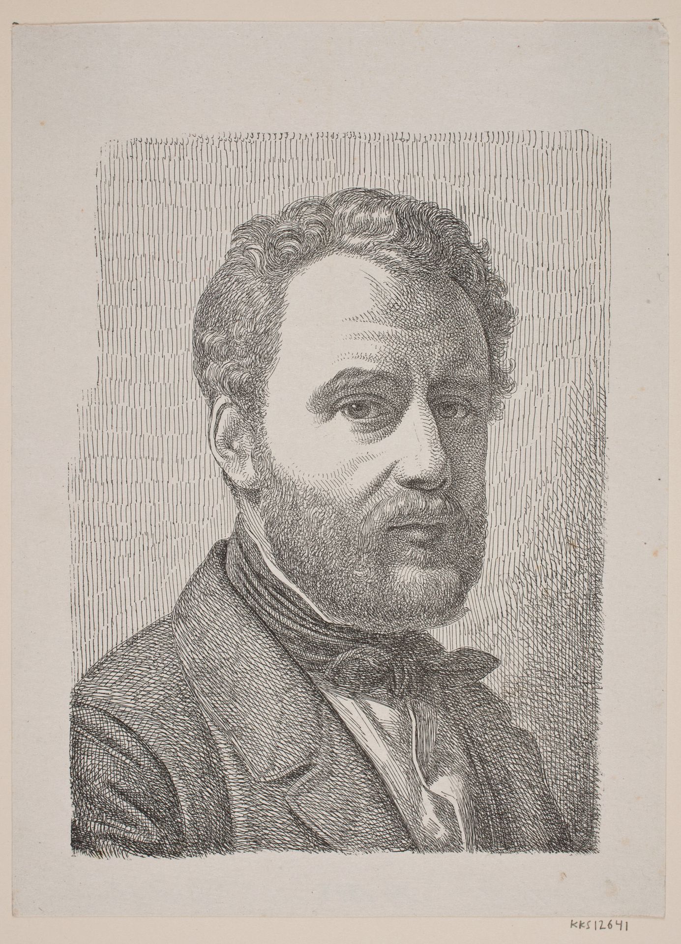 Portræt af Wilhelm Marstrand by Constantin Hansen