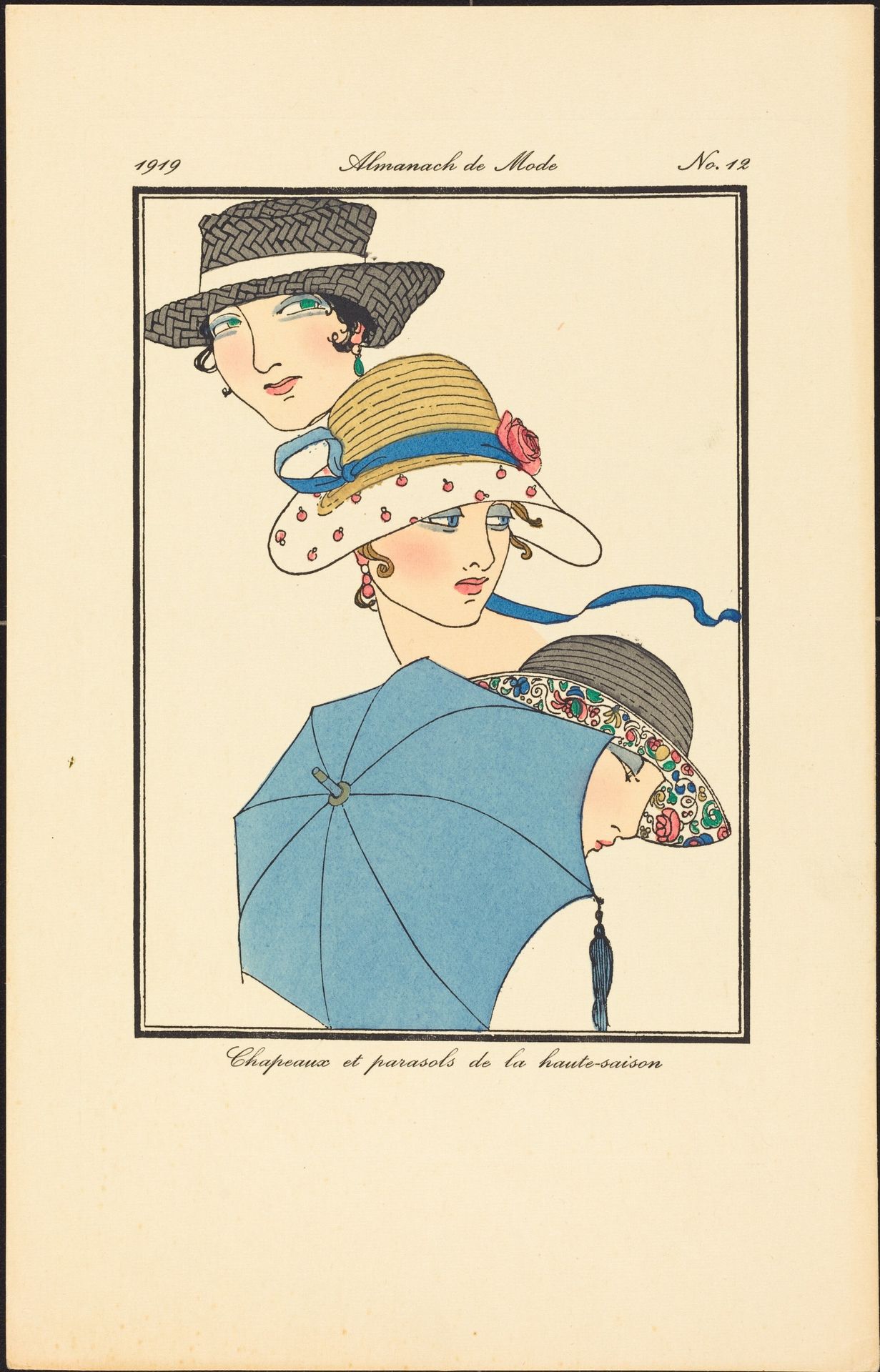 Chapeaux et parasols de la haute-saison by Anonymous