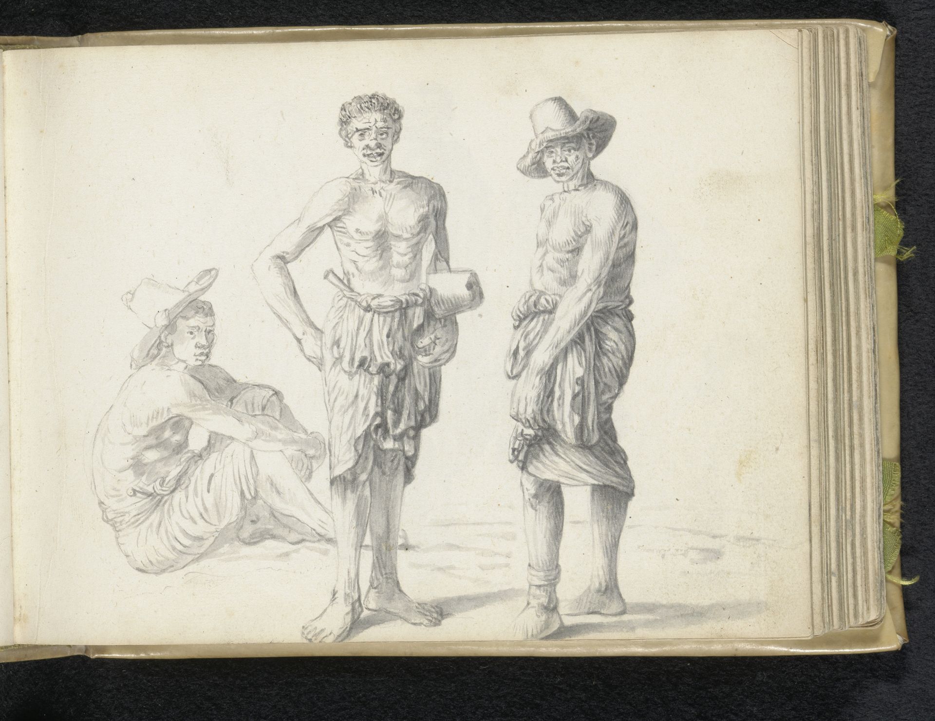 Three labourers by Esaias Boursse