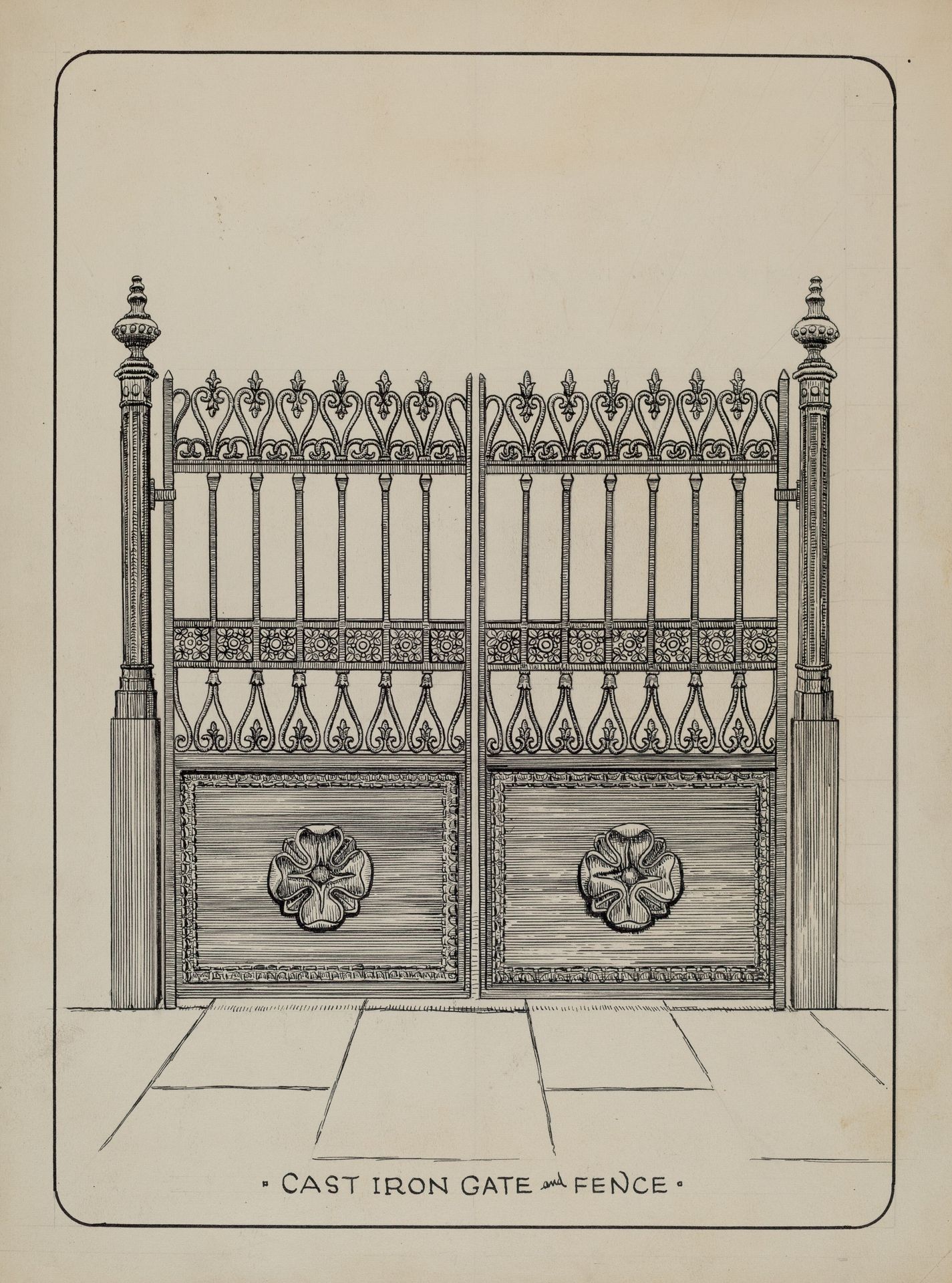 Cast Iron Gate by Lucien Verbeke