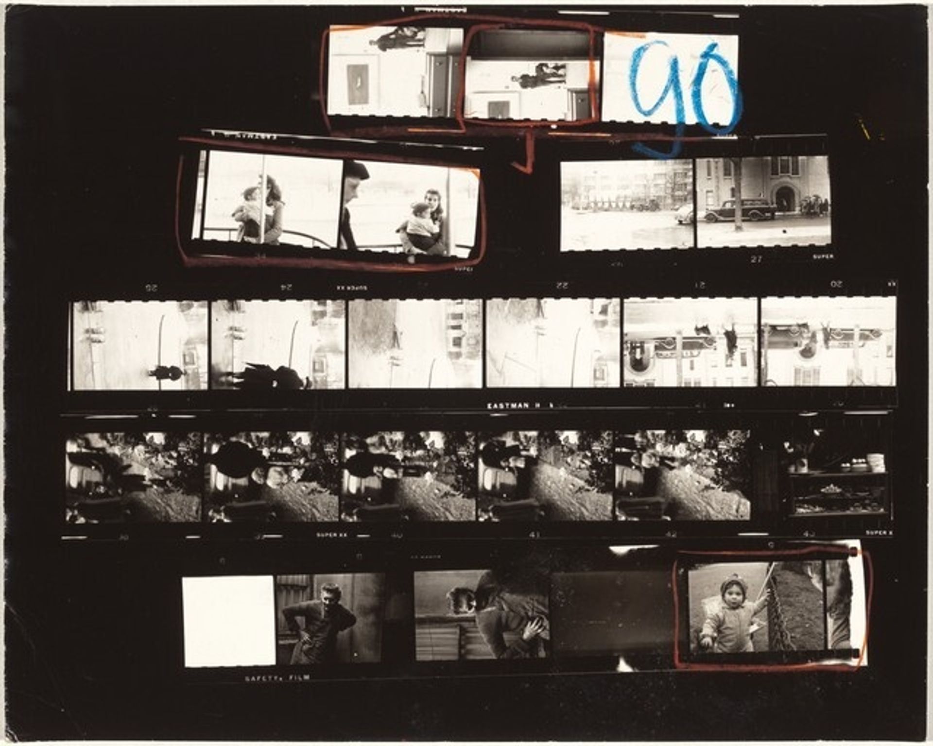 San Yu's painting--Paris 90B by Robert Frank