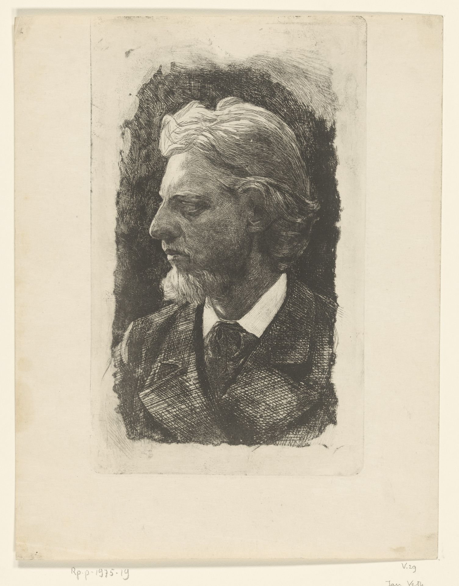 Portret van Jacques Perk by Jan Veth