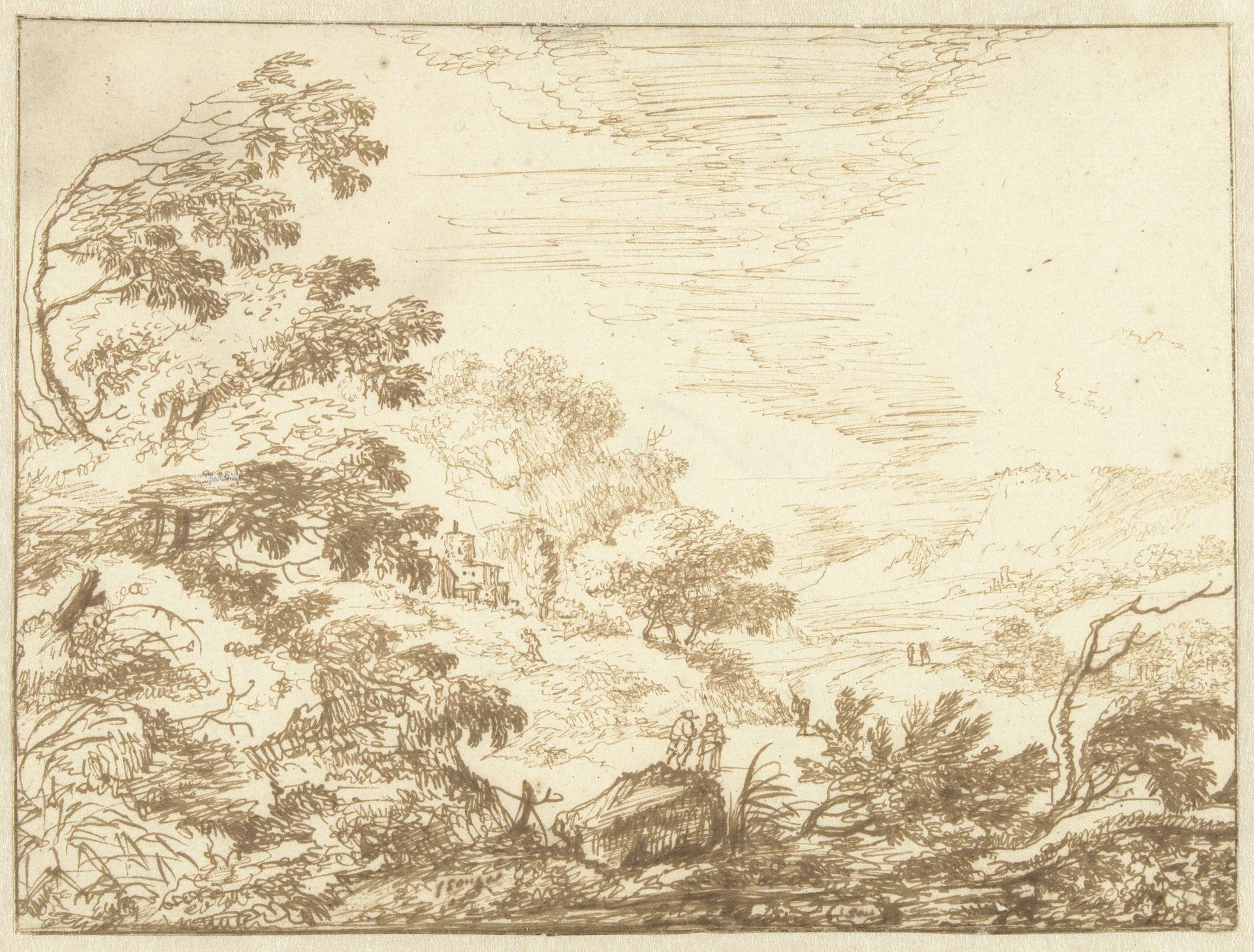 Bergachtig landschap by Jan Gabrielsz. Sonjé