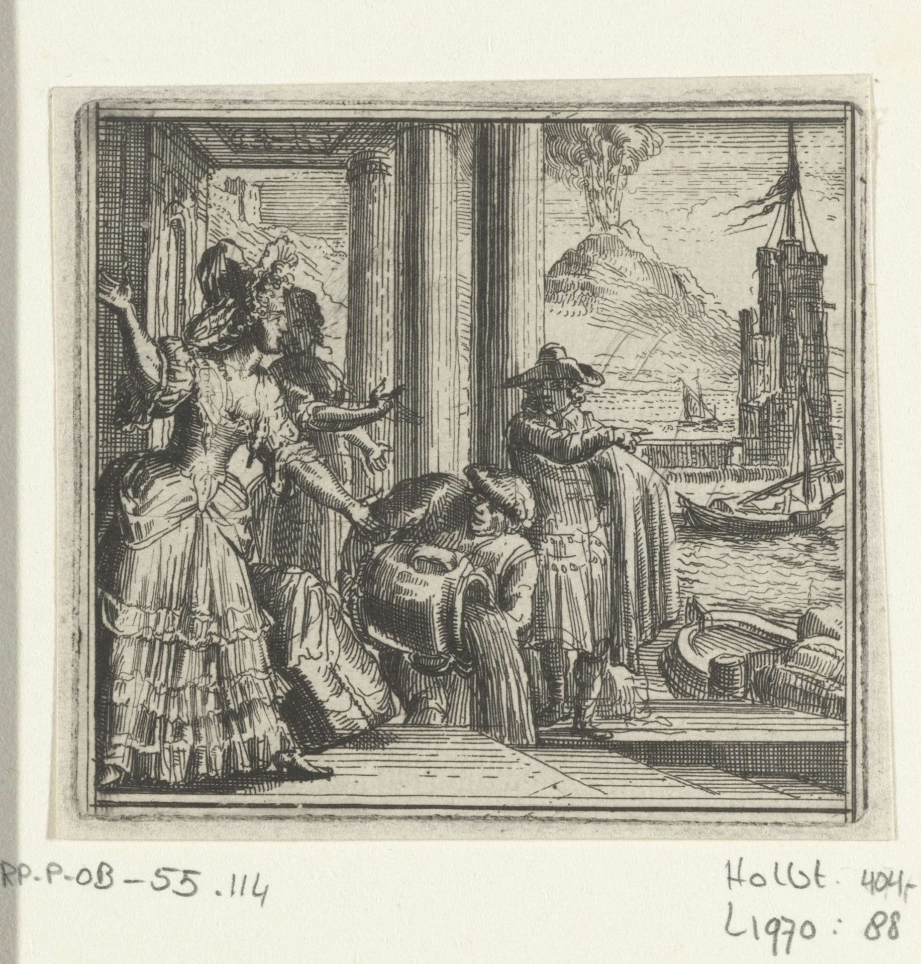 Illustratie voor de Decamerone van Boccaccio by Romeyn de Hooghe