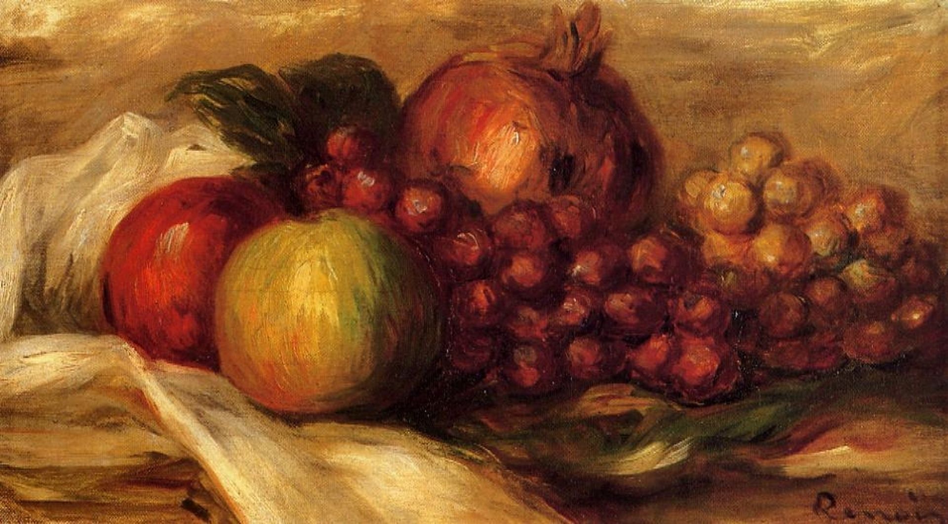 Still Life with Fruit by Pierre-Auguste Renoir