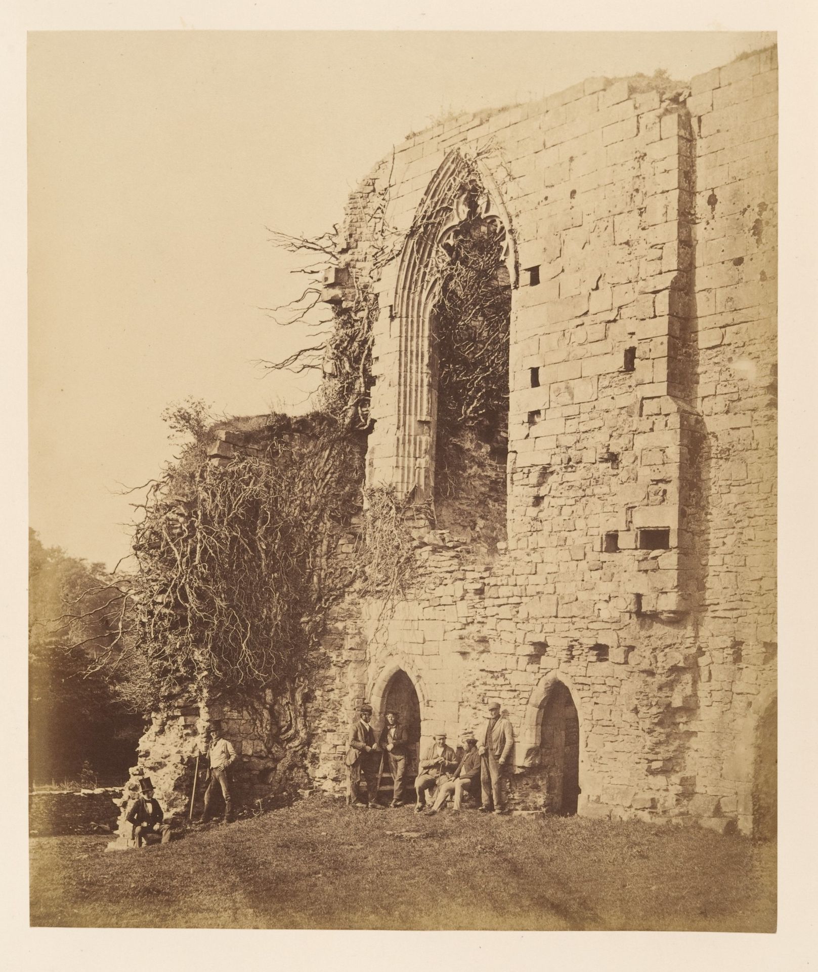 Easby Abbey.  From the East by Joseph Cundall