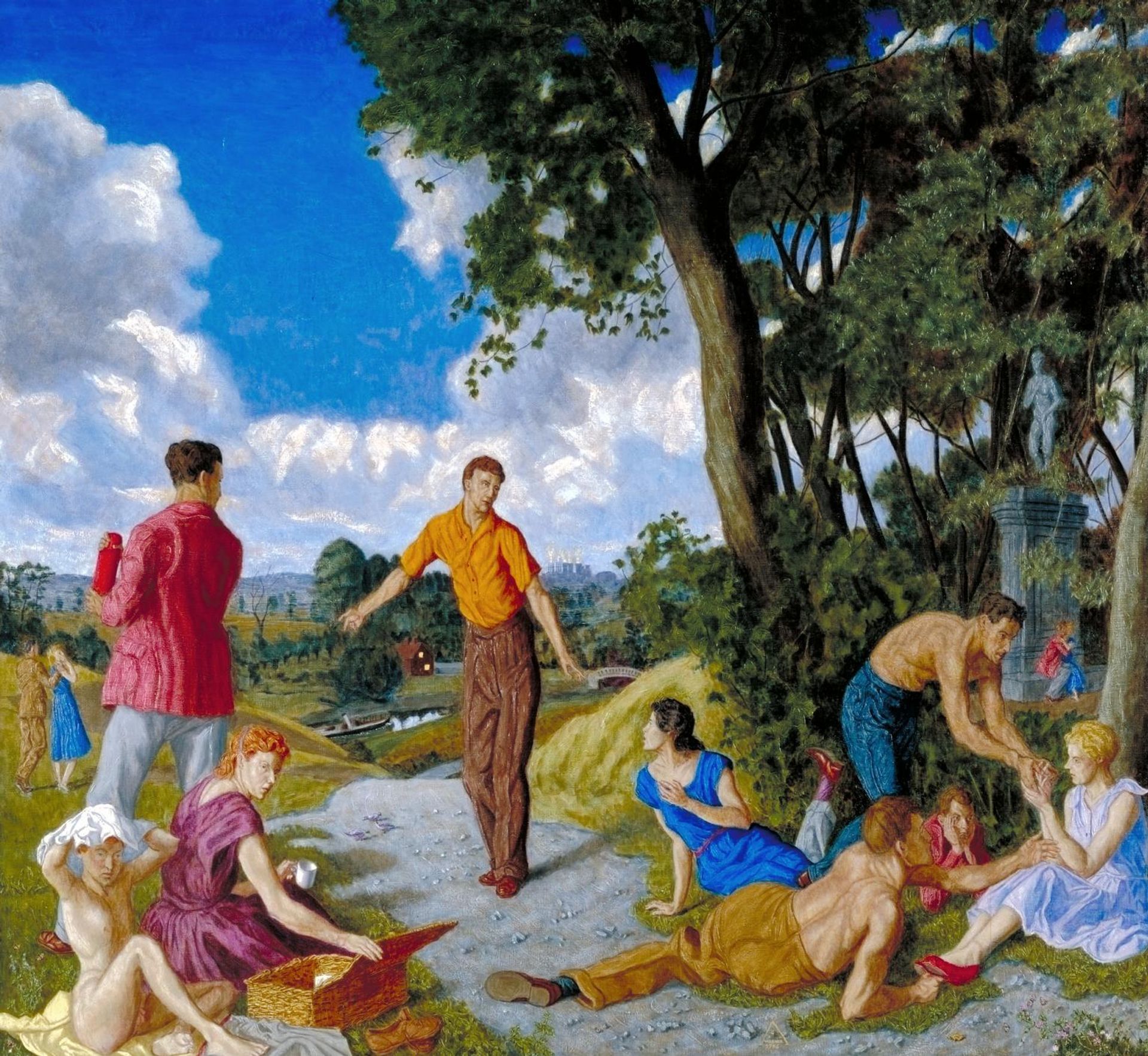 The Return from Cythera by  George Warner Allen