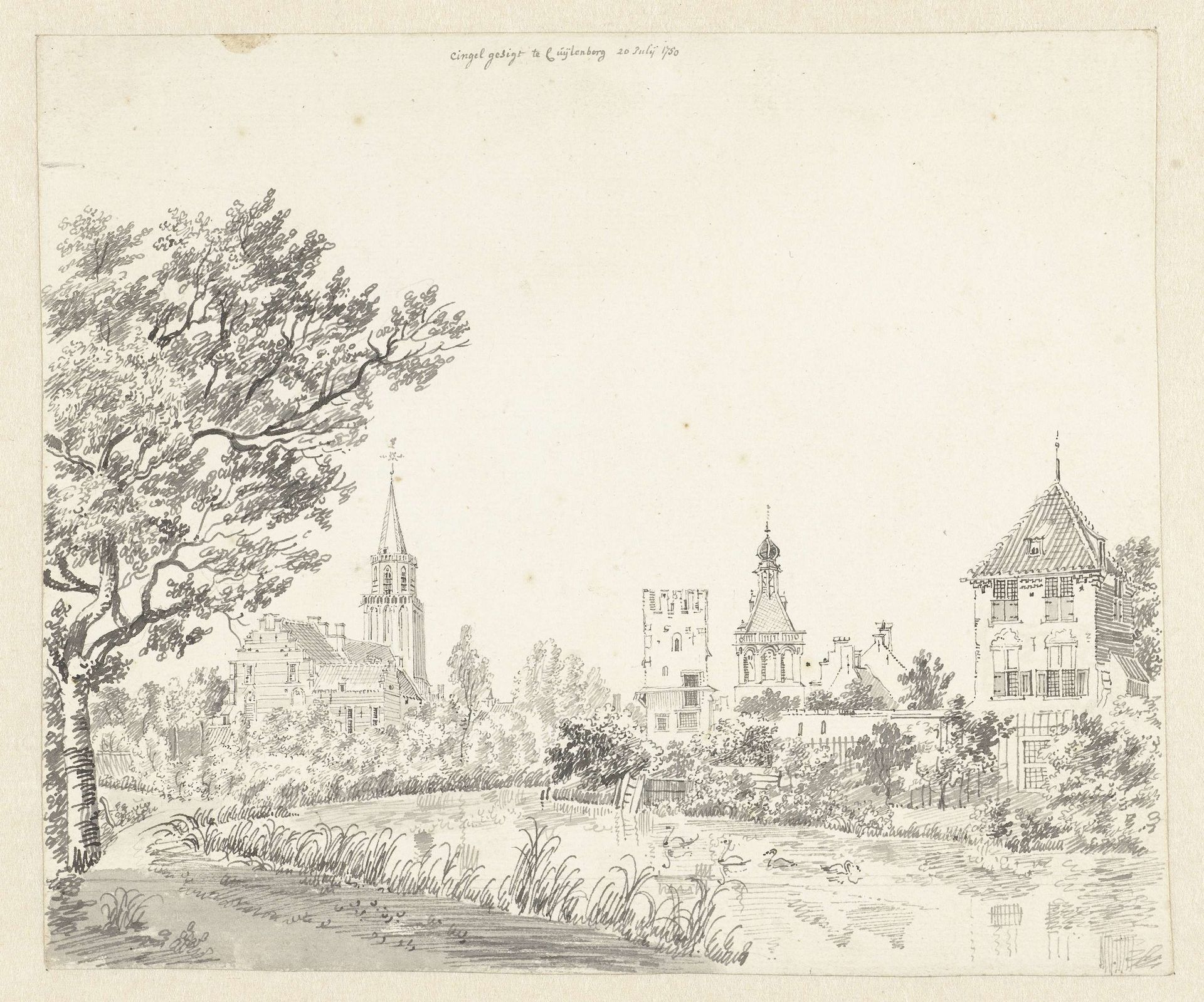 Gezicht te Culemborg by Jan de Beijer