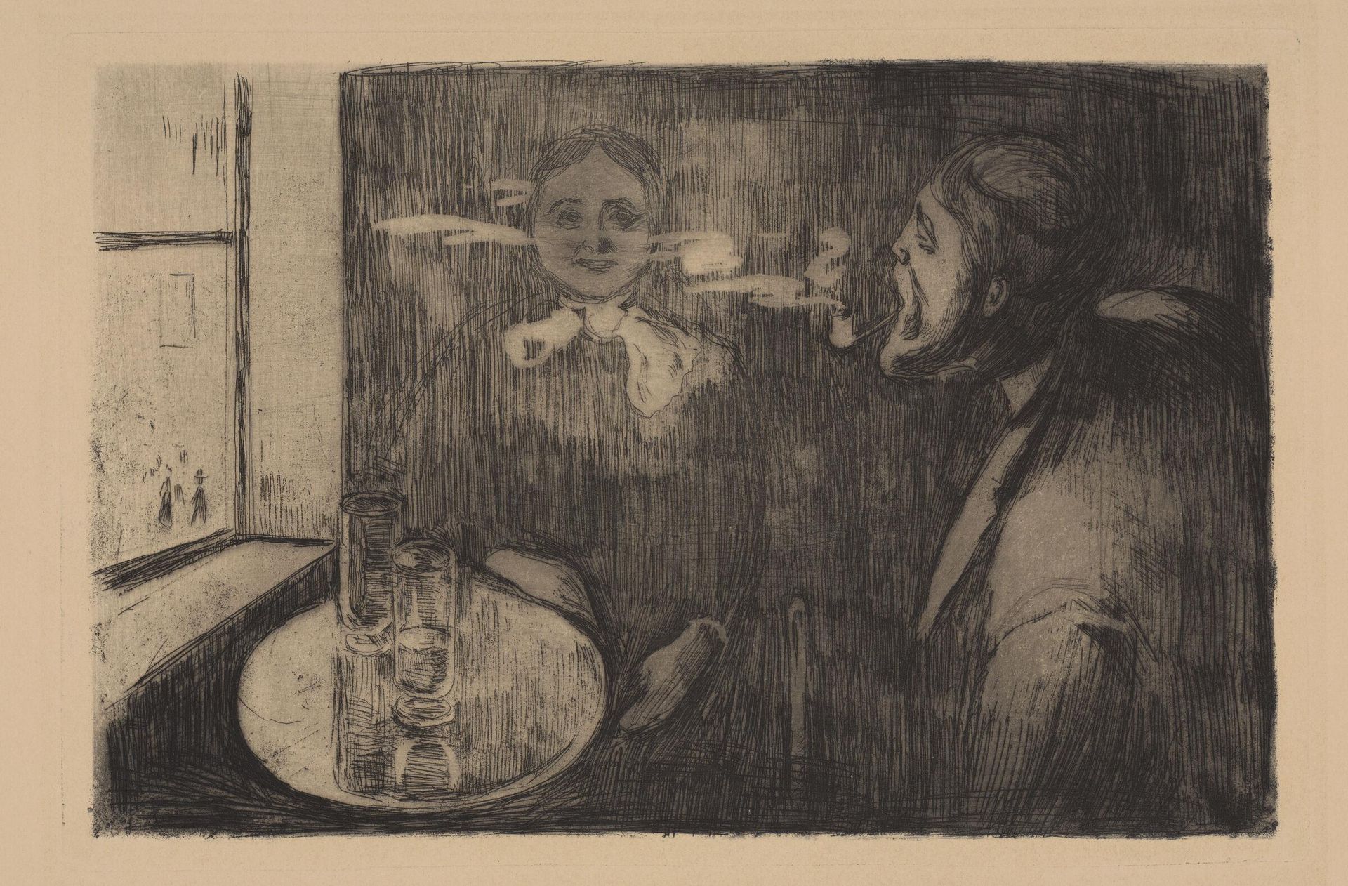 TÃªte-a-tÃªte by Edvard Munch
