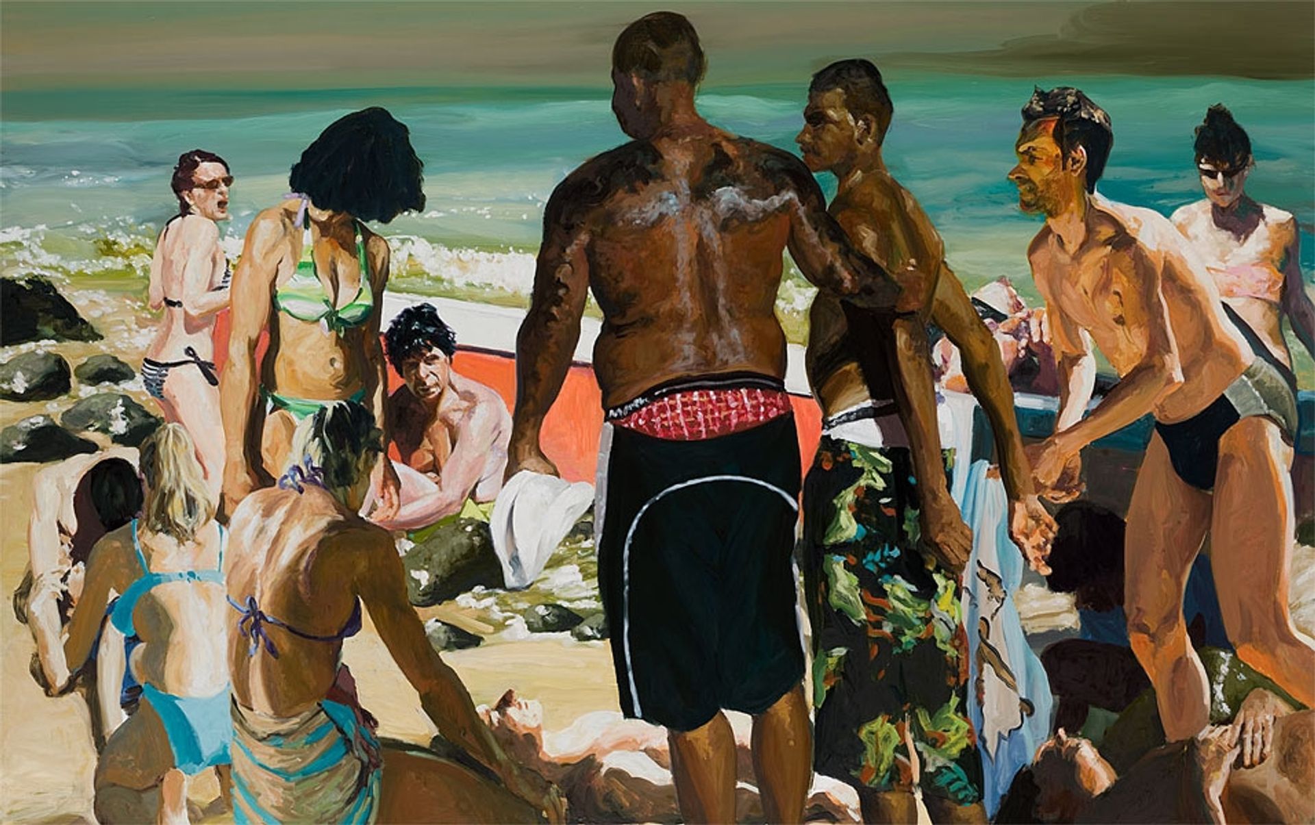 Scenes From Late Paradise Beached by Eric Fischl