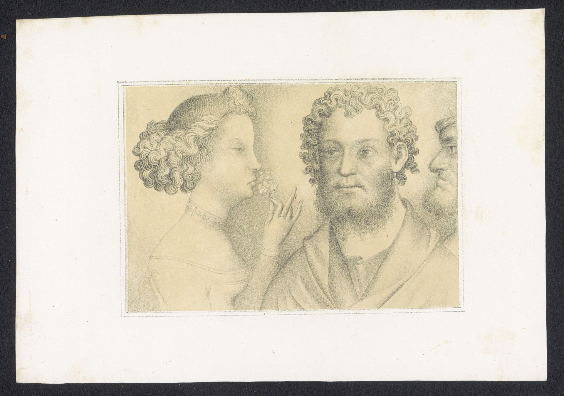Mannen en jonge vrouw by Karl Palzow