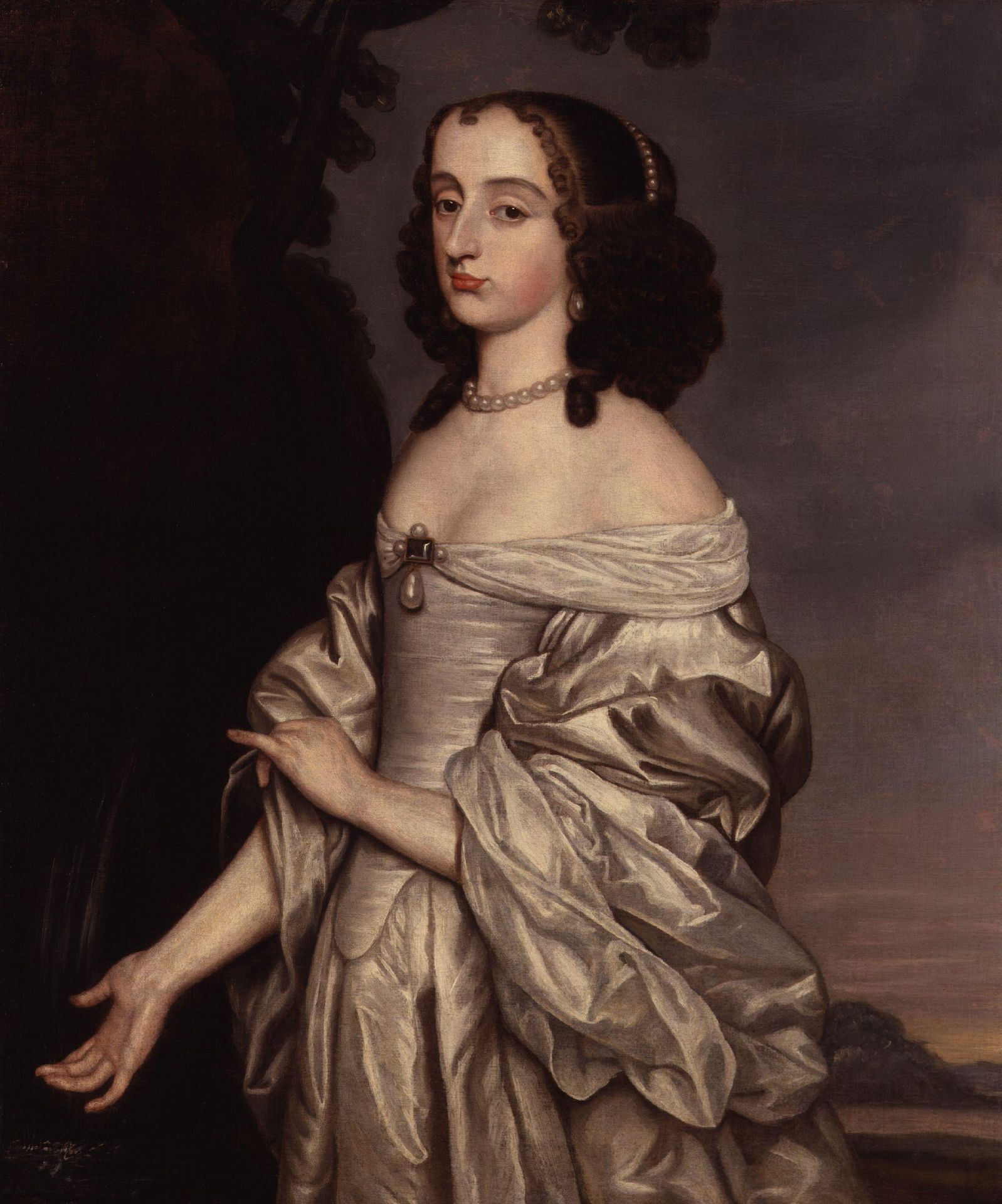 Probably Mary, Princess of Orange by Gerard van Honthorst