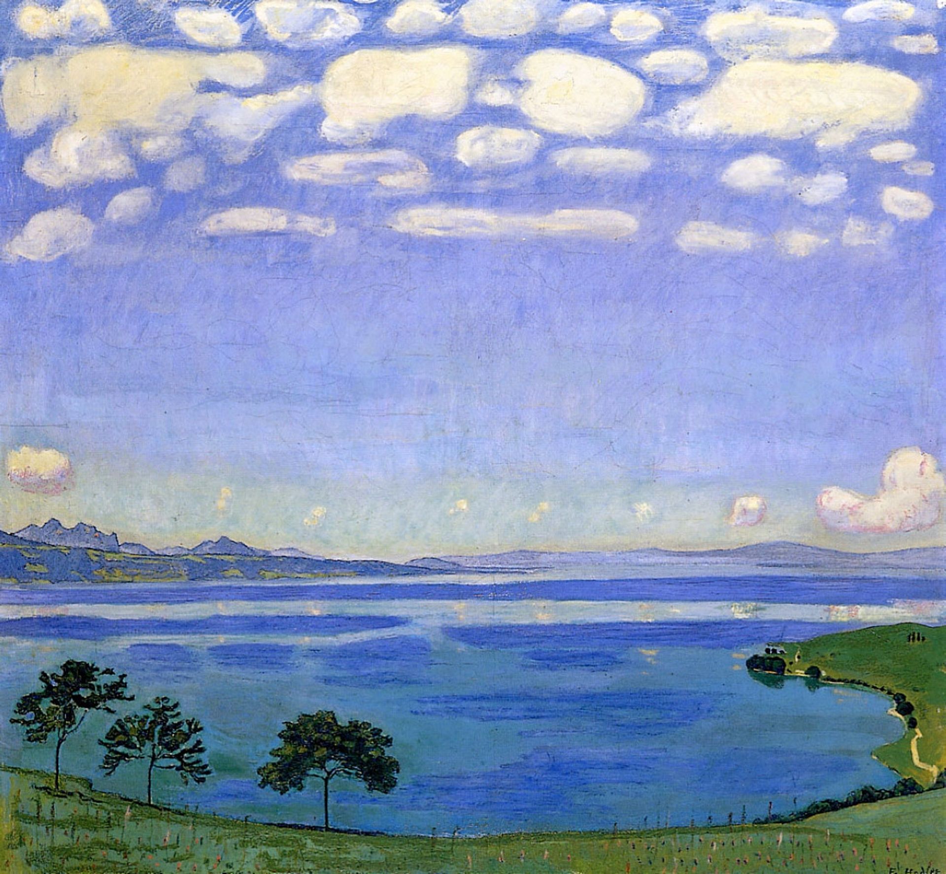 Lake of Geneve by Ferdinand Hodler