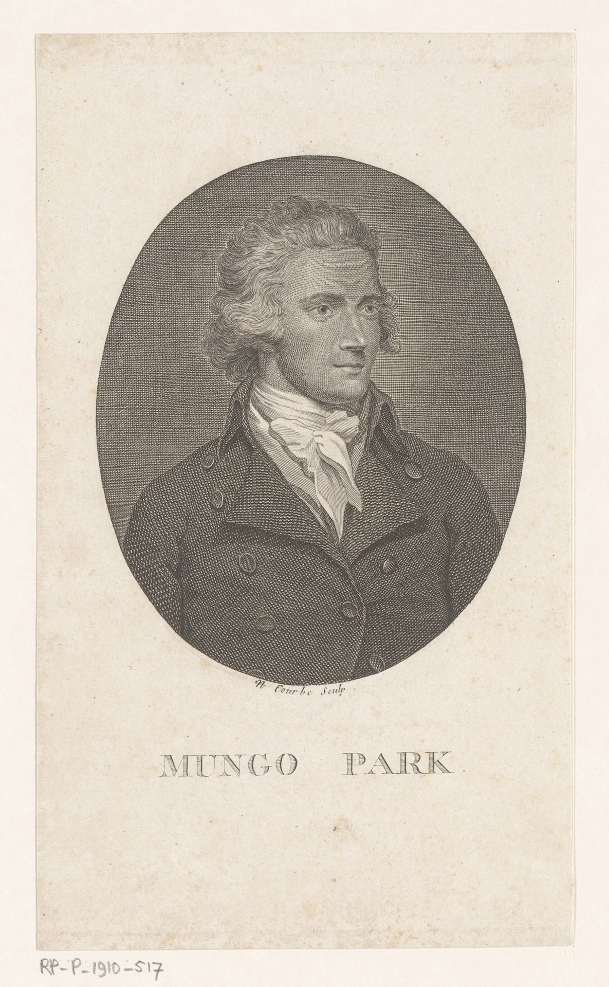 Portret van Mungo Park by Wilbrod Magloire Nicolas Courbe
